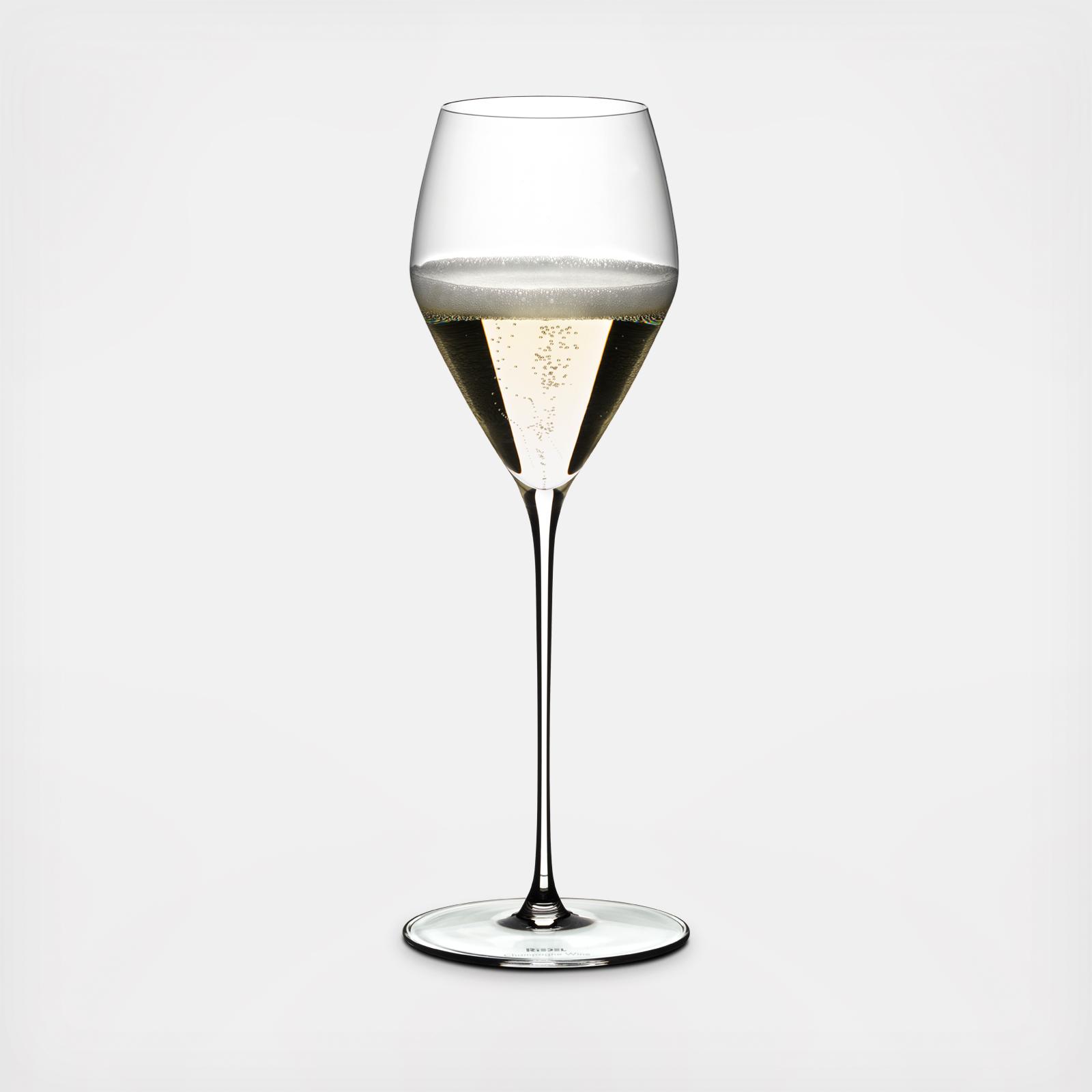 Veloce Champagne Wine Glass, Set of 2 4 Veloce Champagne Wine Glass, Set of 2