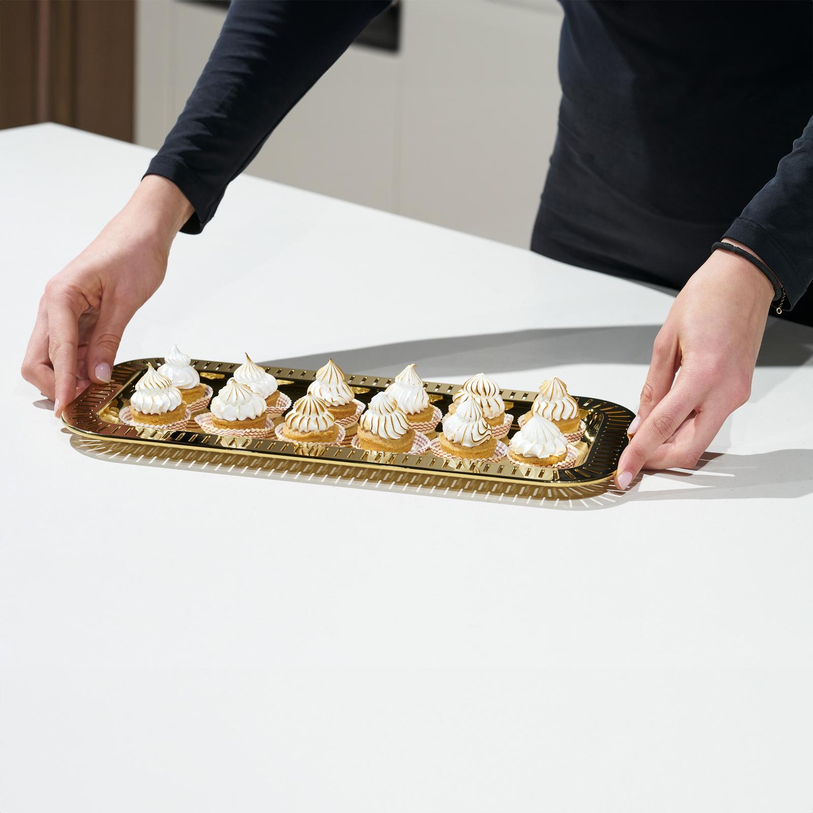 Striations Rectangle Serving Tray 1 Striations Rectangle Serving Tray