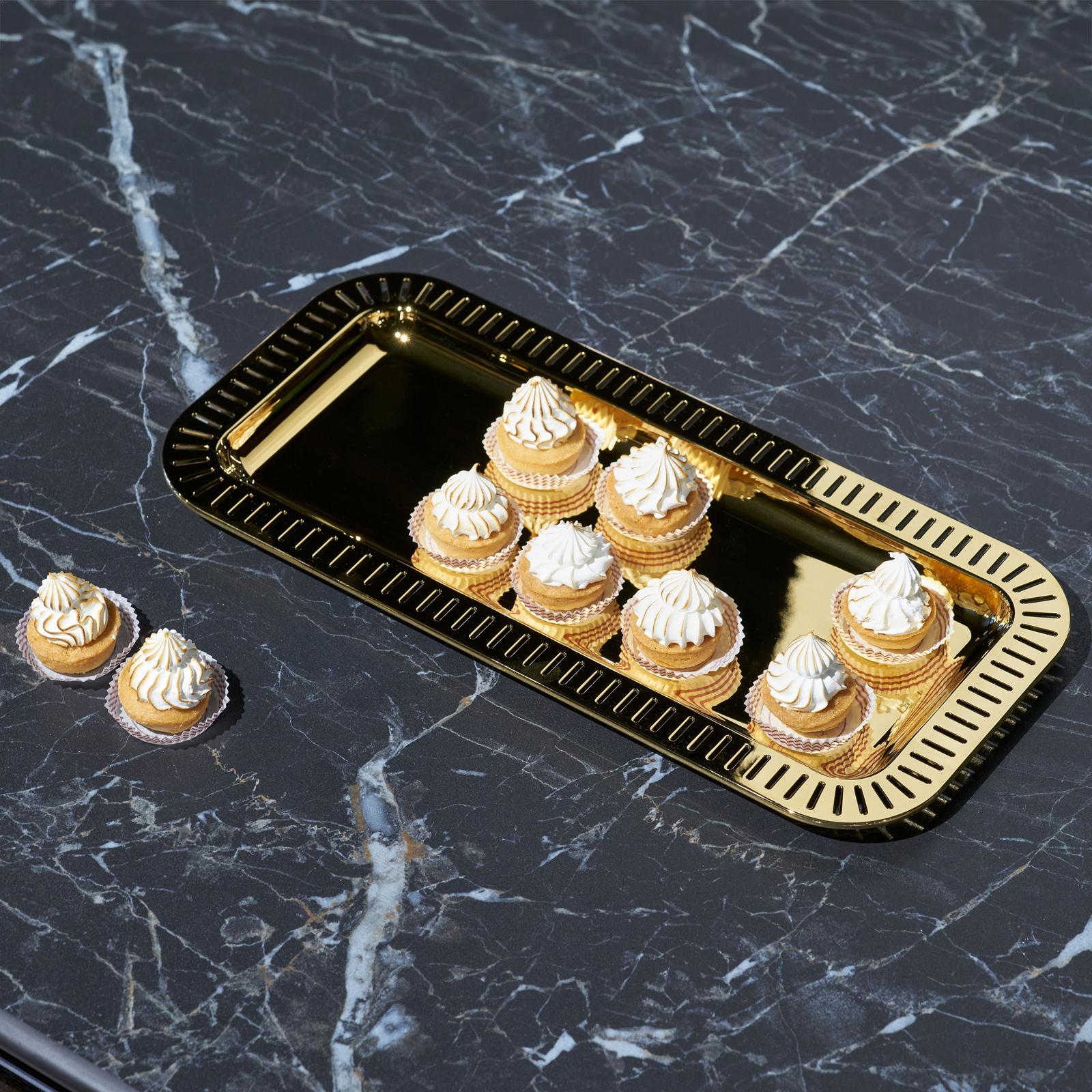 Striations Rectangle Serving Tray 4 Striations Rectangle Serving Tray