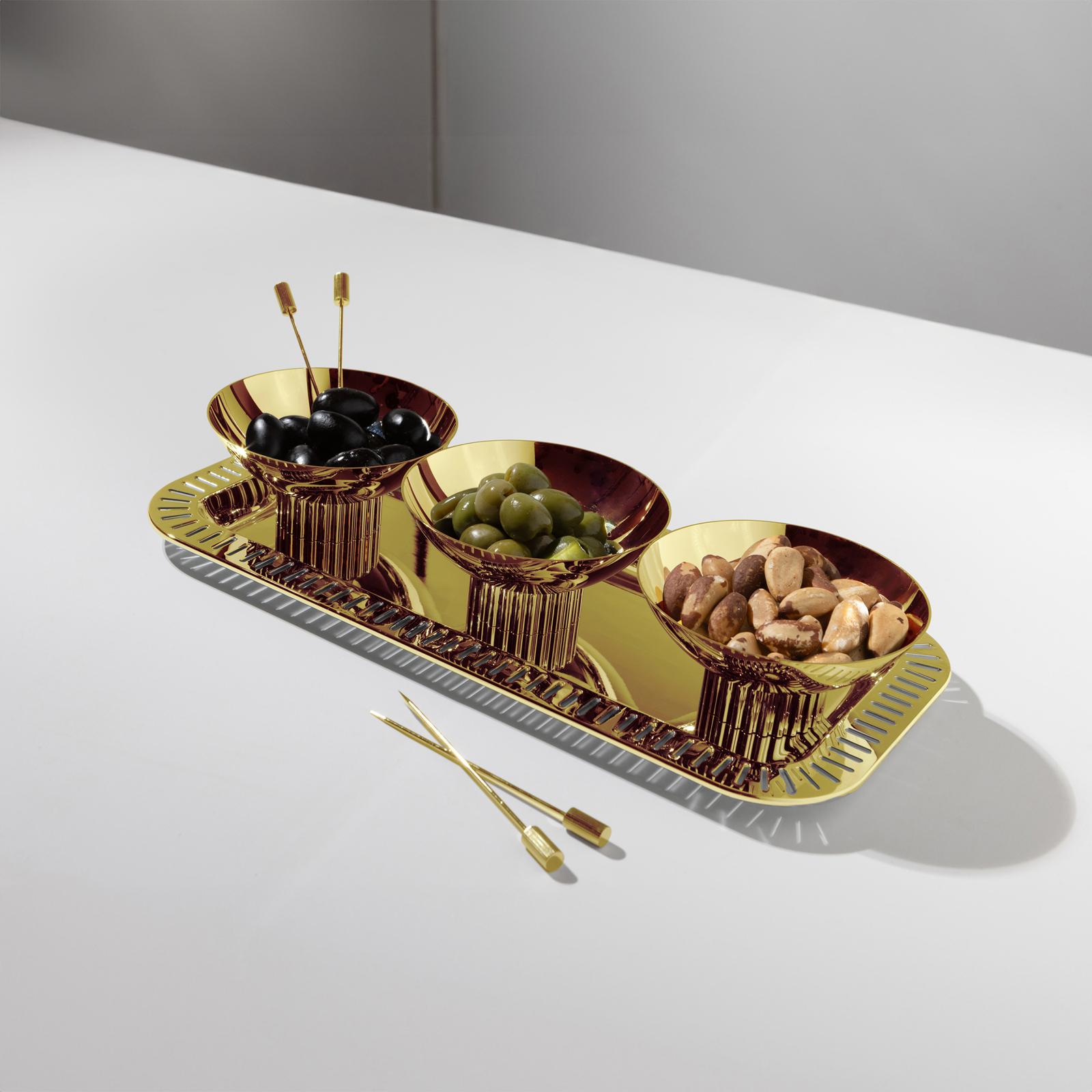 Striations Rectangle Serving Tray 6 Striations Rectangle Serving Tray
