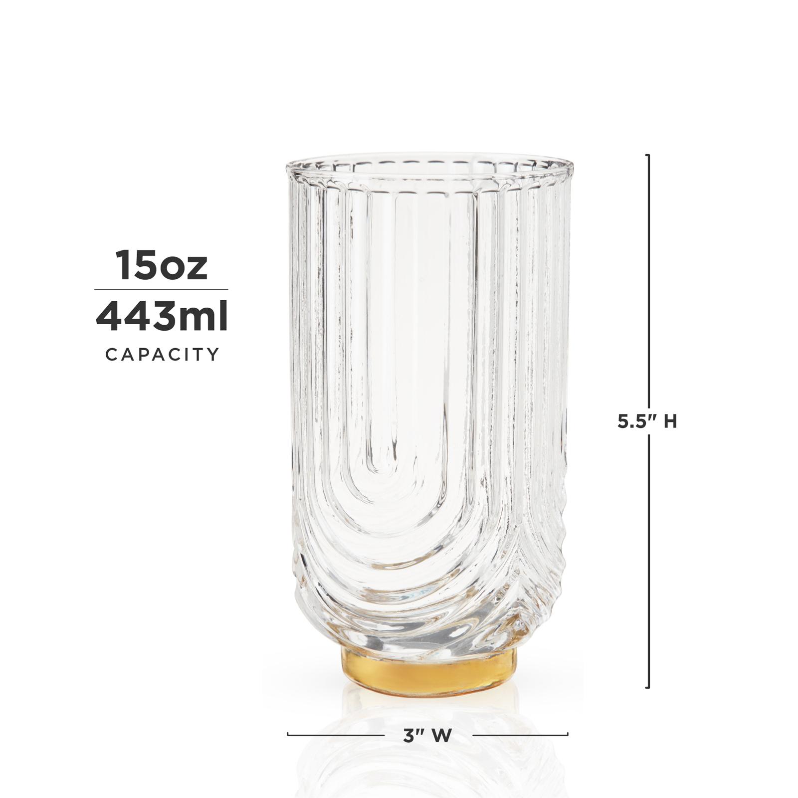 Gatsby Highball Glass, Set of 2 7 Gatsby Highball Glass, Set of 2