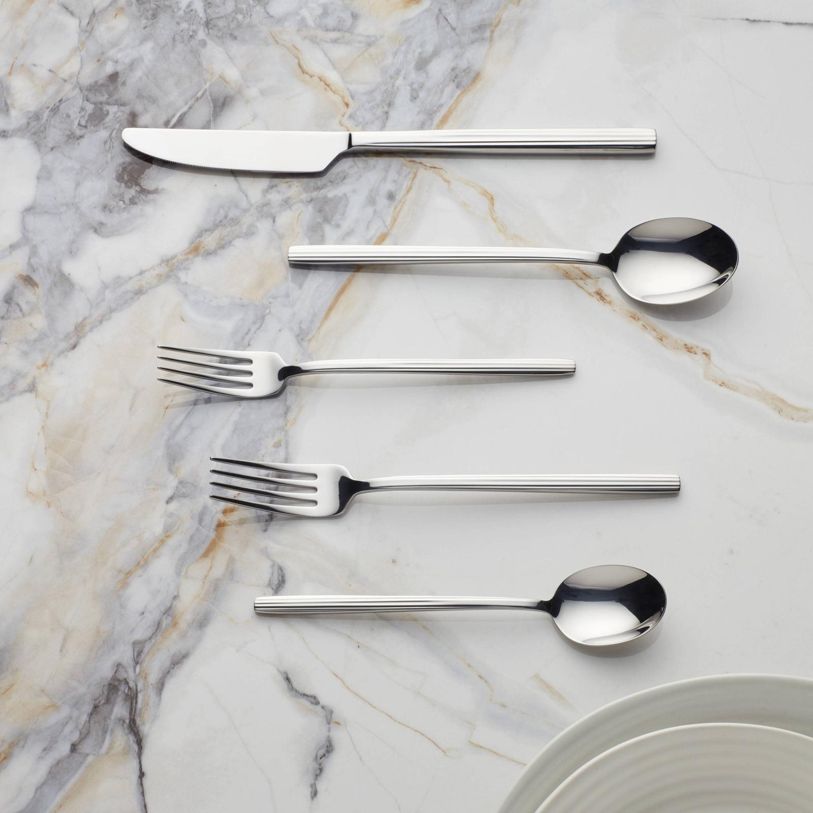 Dean 20-Piece Flatware Set, Service for 4 1 Dean 20-Piece Flatware Set, Service for 4