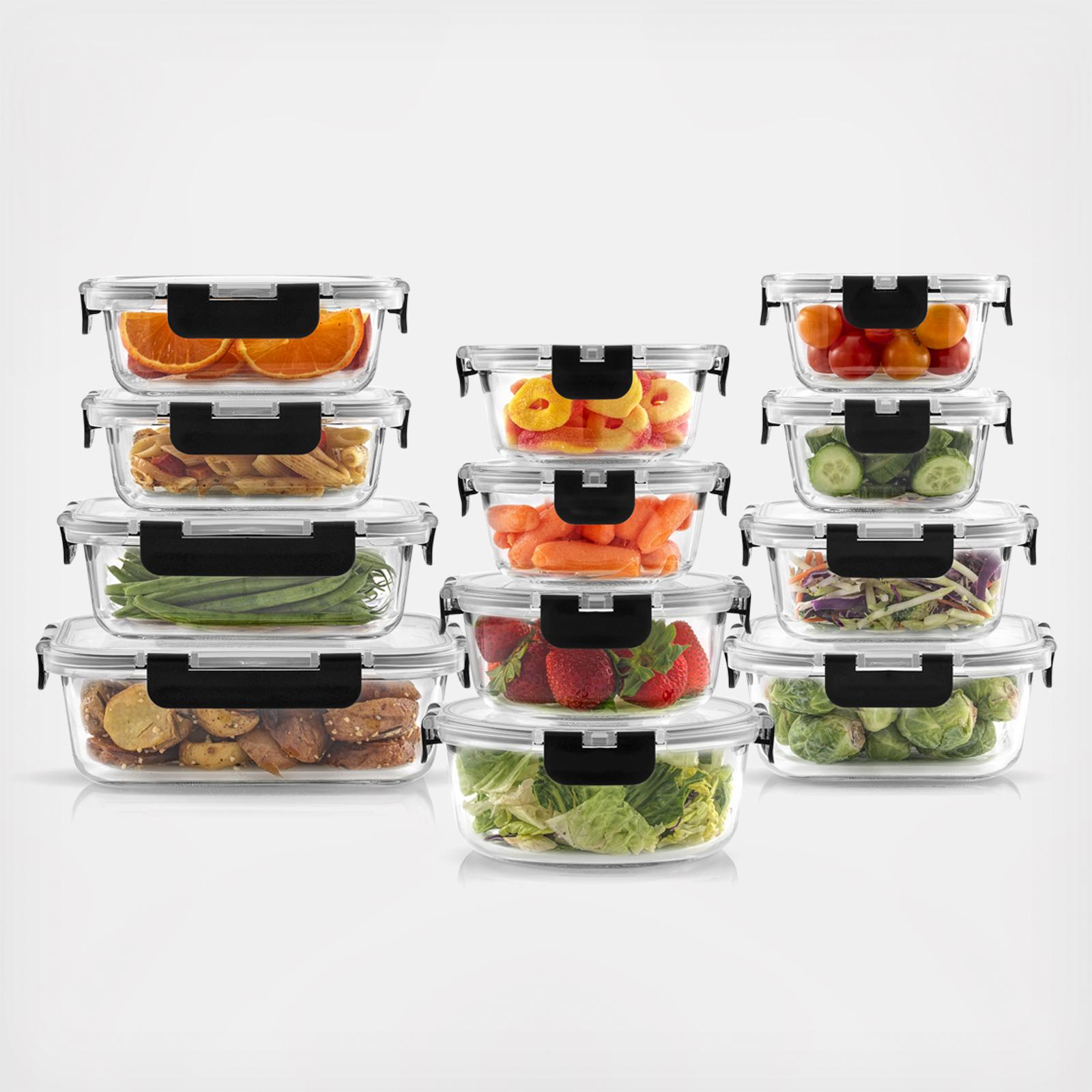 JoyFul 24-Piece Food Storage Container Set with Lid