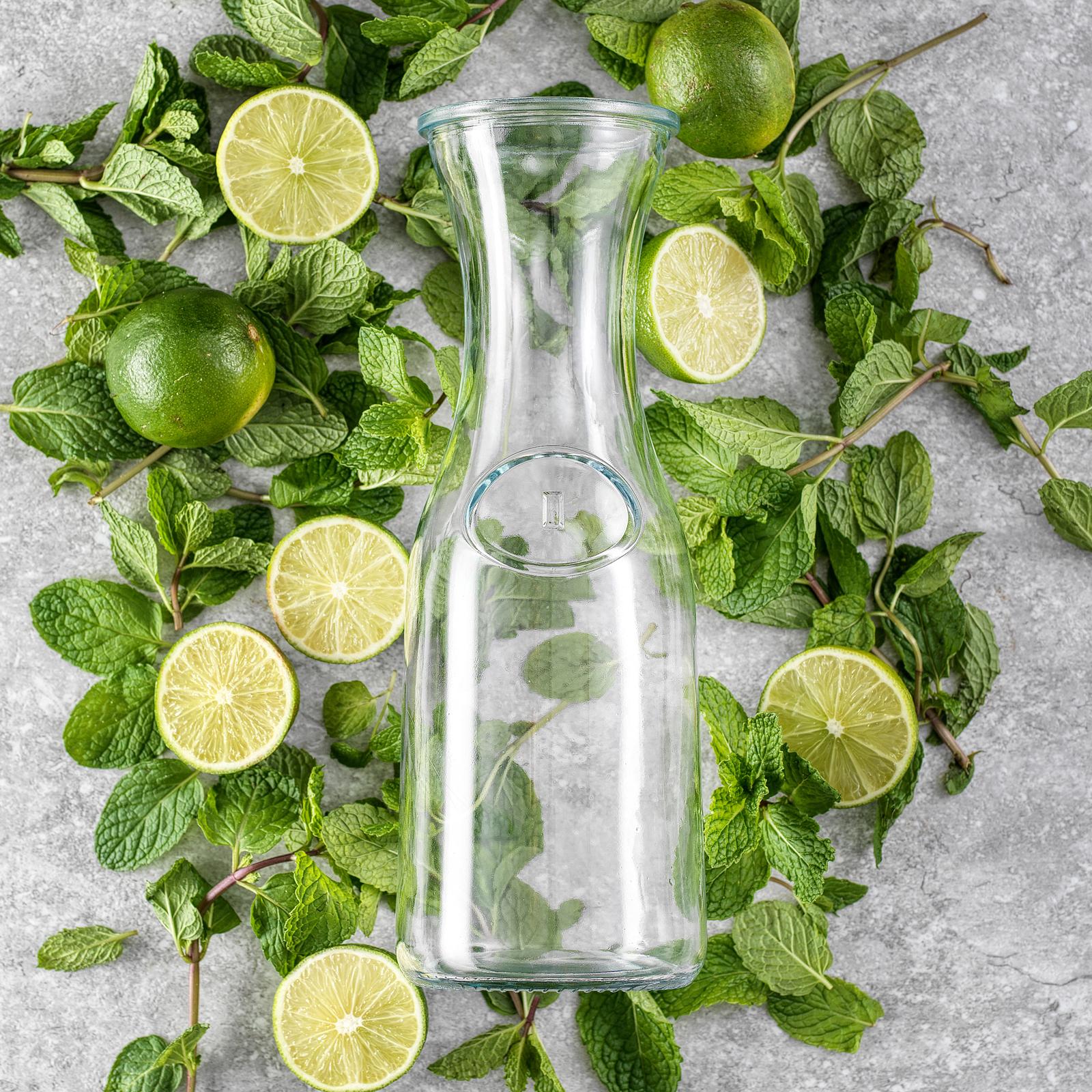 Hali Carafe Bottle Pitcher, Set of 4 3 Hali Carafe Bottle Pitcher, Set of 4