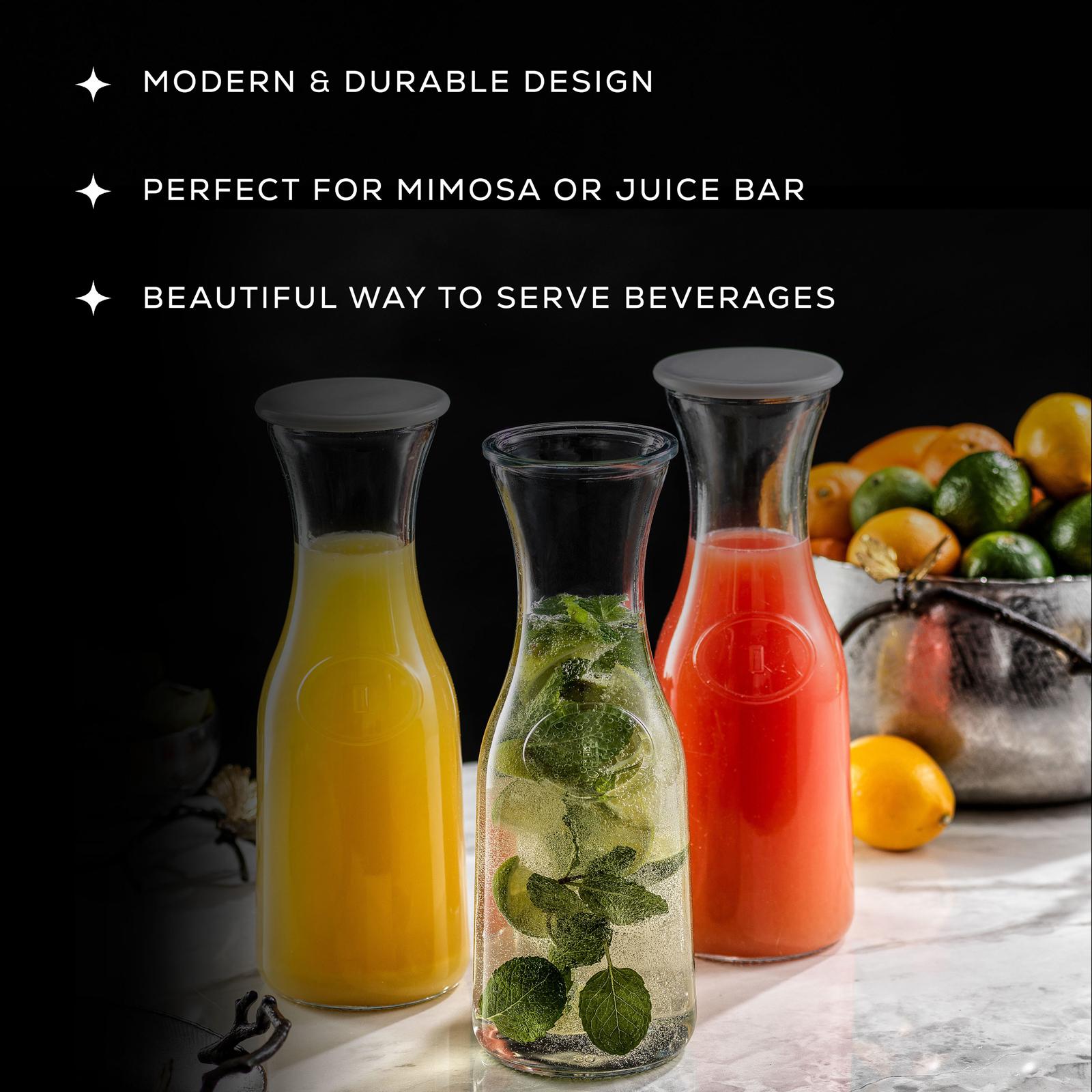 Hali Carafe Bottle Pitcher, Set of 4 6 Hali Carafe Bottle Pitcher, Set of 4