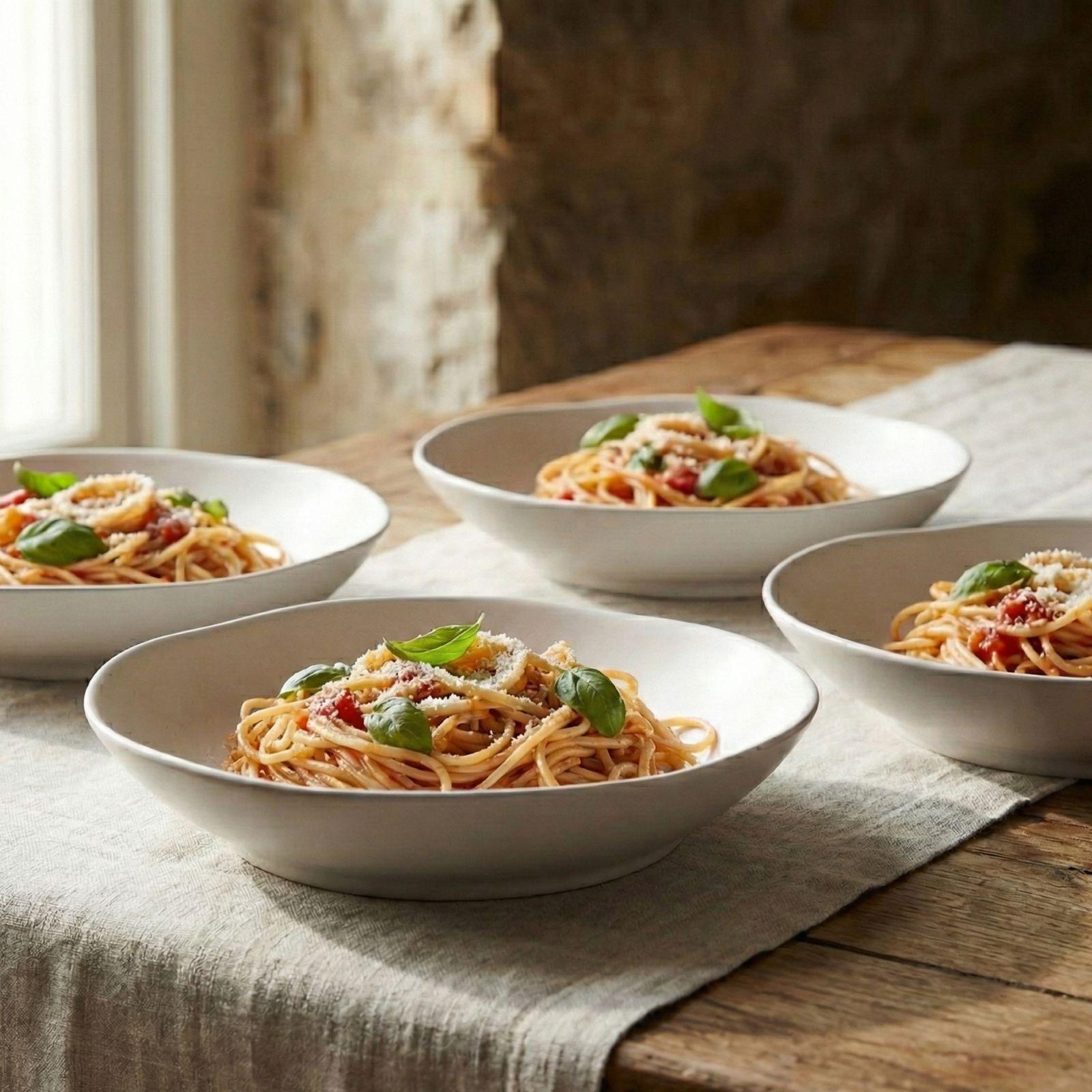 Heirloom Coupe Pasta Bowl, Set of 4 16 Heirloom Coupe Pasta Bowl, Set of 4