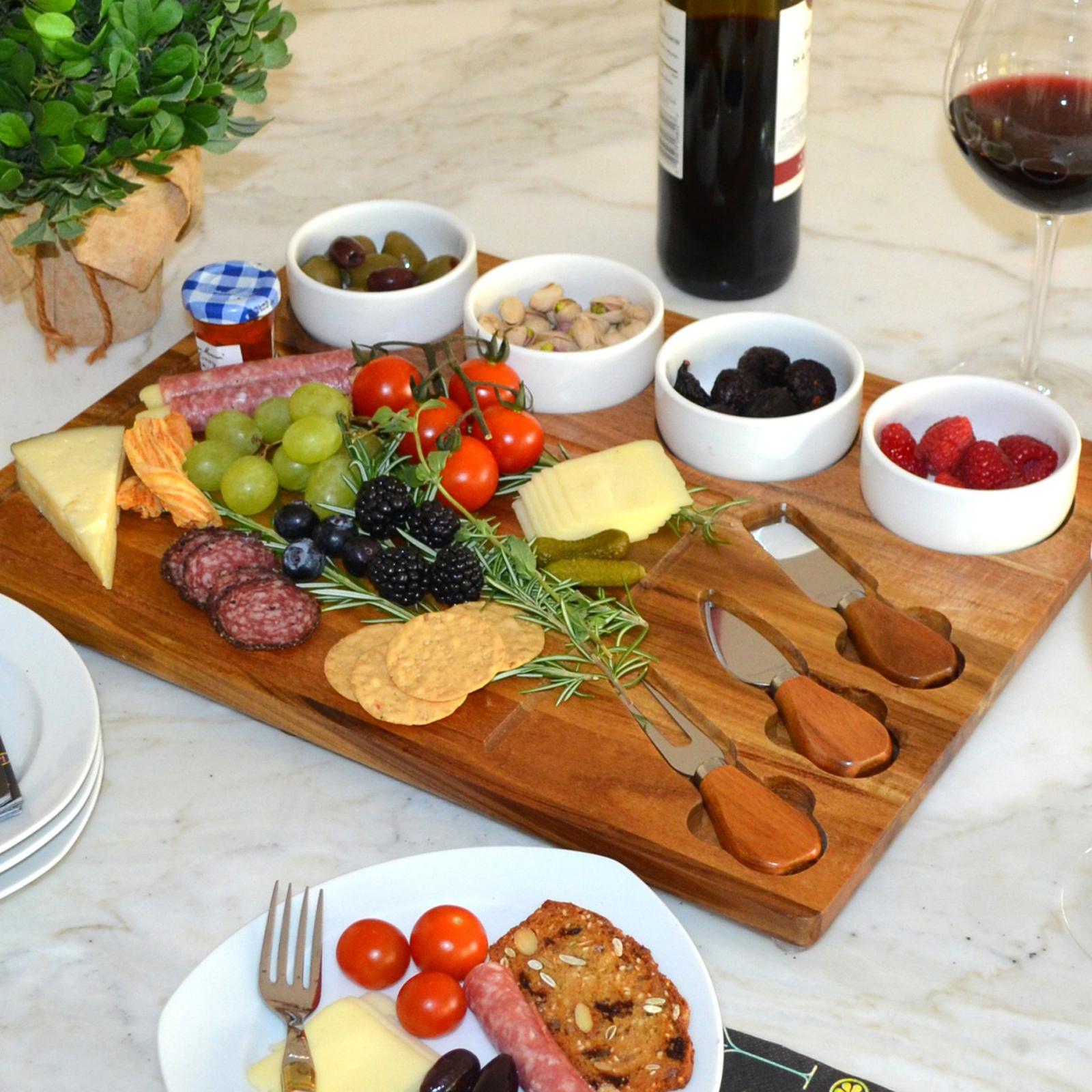 8-Piece Engraved Charcuterie Board & Tool Set 13 8-Piece Engraved Charcuterie Board & Tool Set