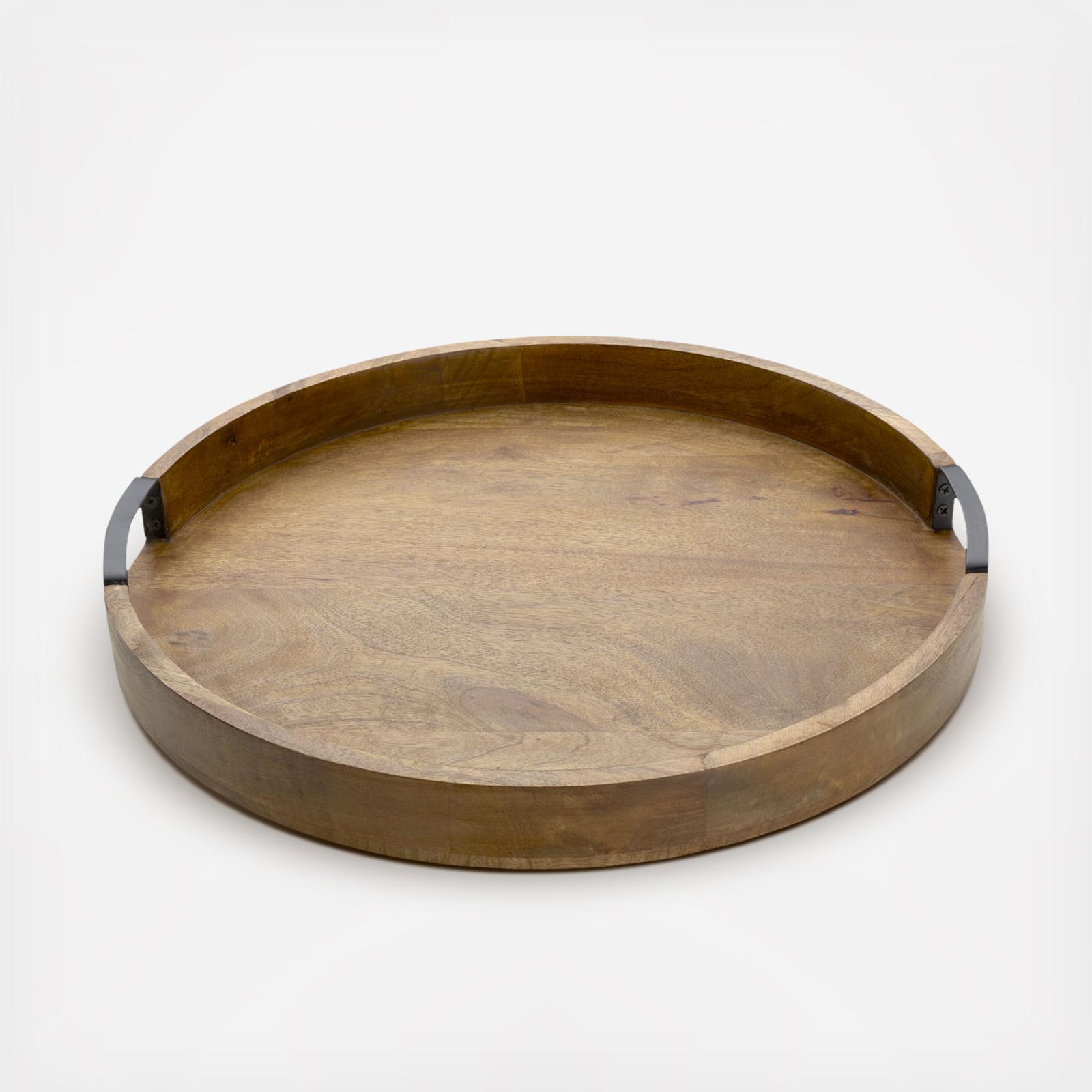 Gourmet Basics Round Lazy Susan Serve Tray 4 Gourmet Basics Round Lazy Susan Serve Tray