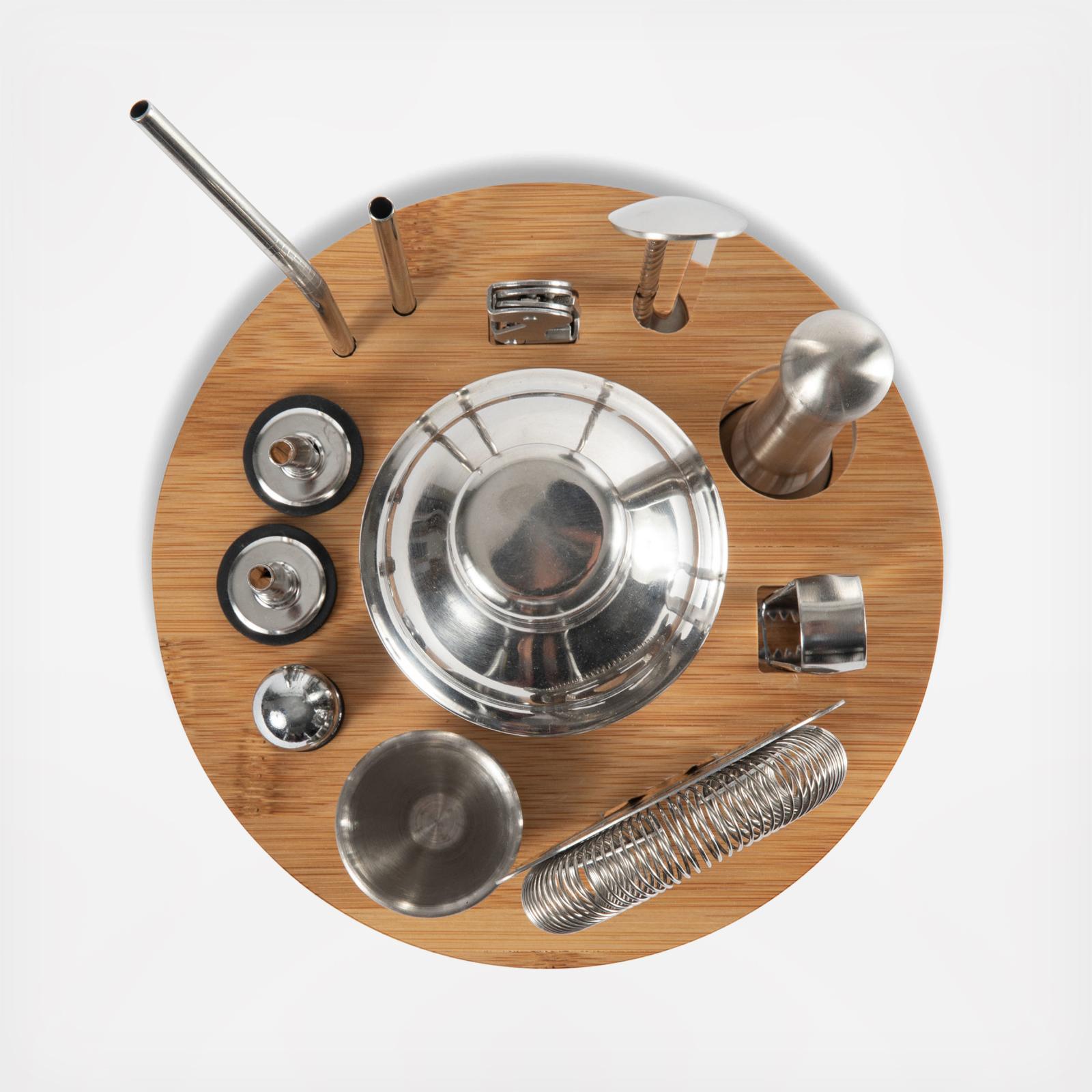 Lazy Susan 12-Piece Bar Tool Set 3 Lazy Susan 12-Piece Bar Tool Set