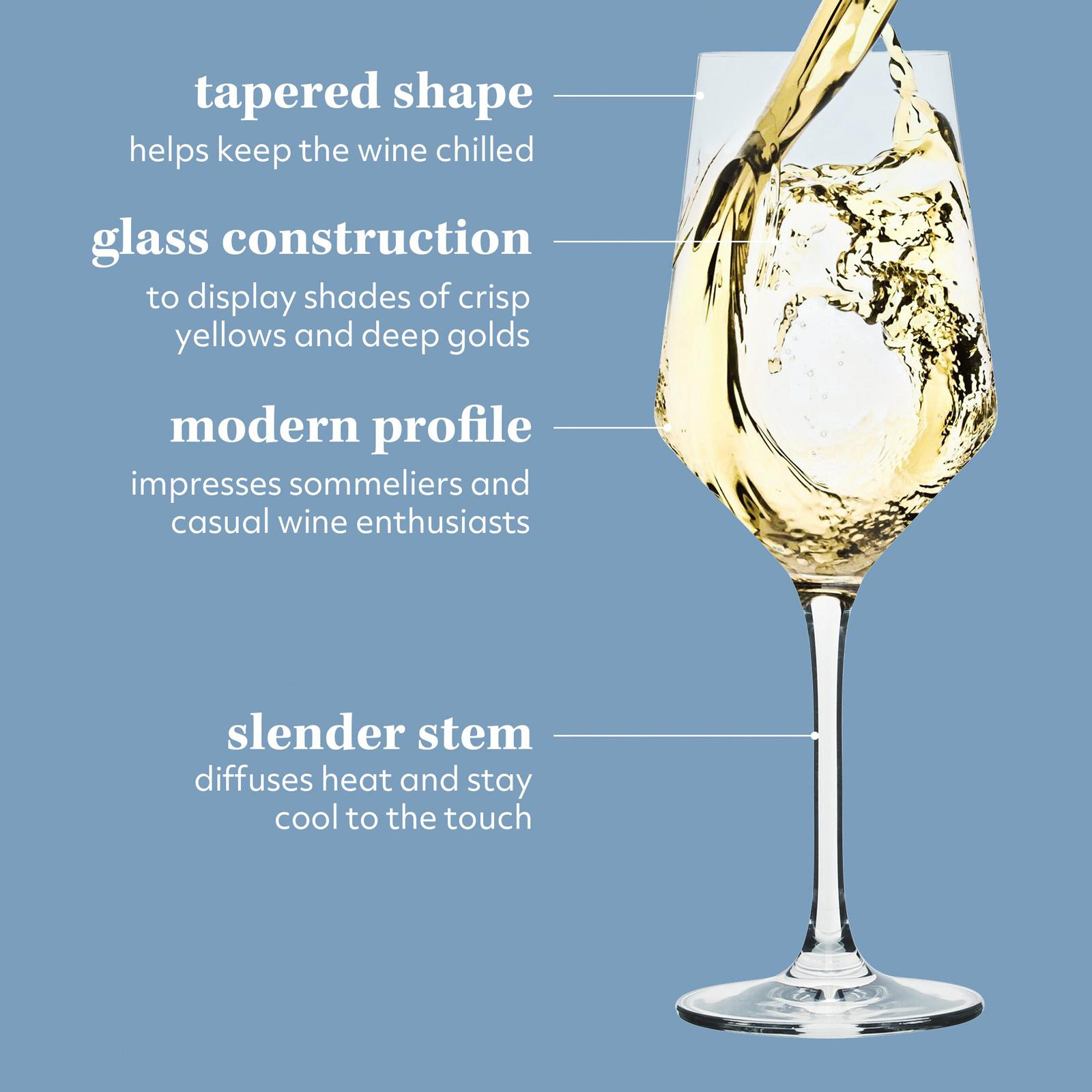 Vino Breeze White Wine Glass, Set of 4 7 Vino Breeze White Wine Glass, Set of 4