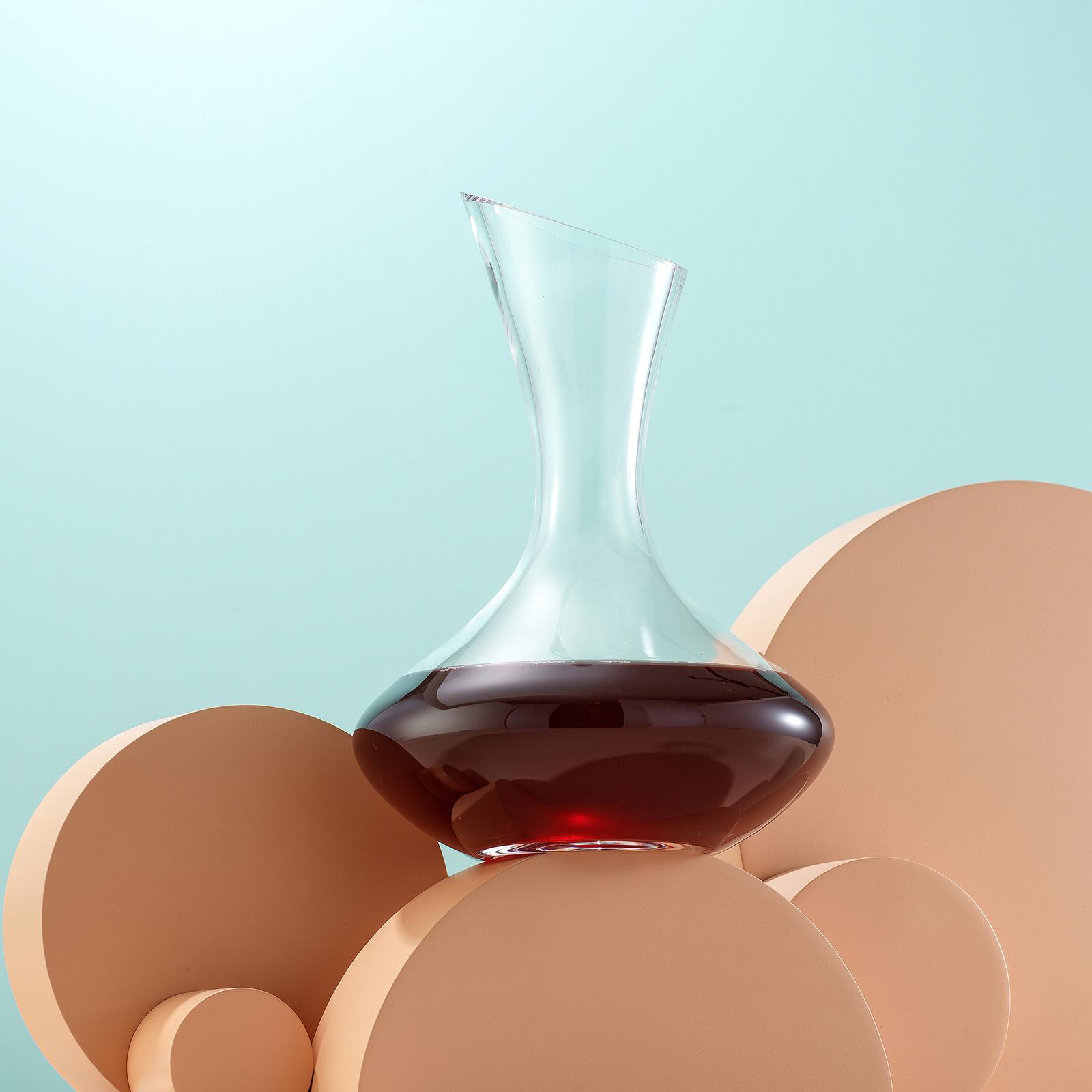 Lancia Crystal Wine Decanter 3 Lancia Crystal Wine Decanter