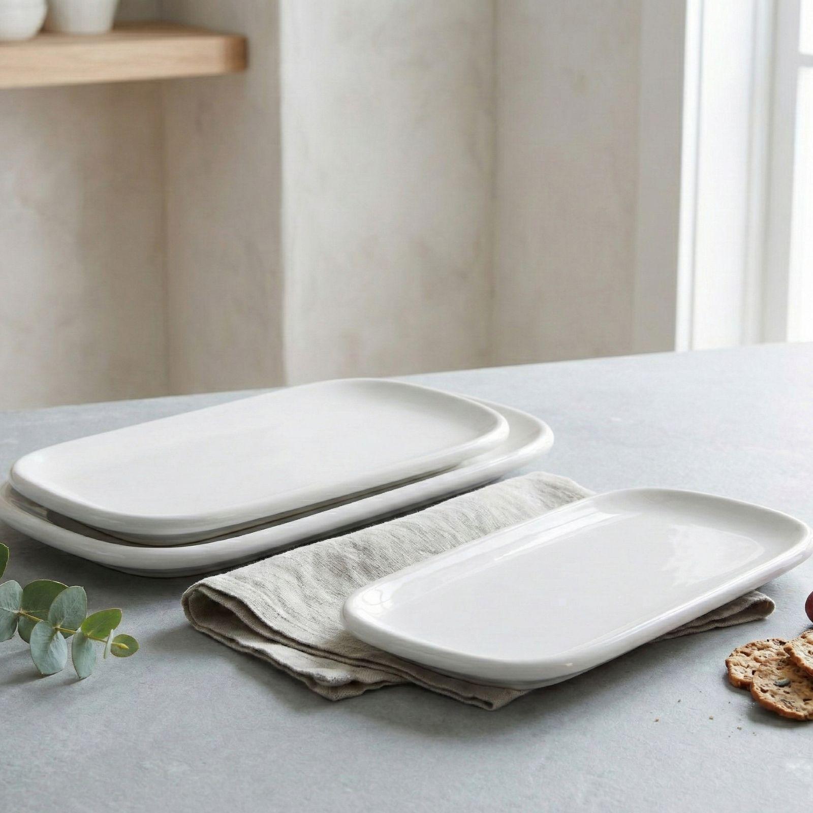 Impulse 3-Piece Oblong Serving Platter Set 16 Impulse 3-Piece Oblong Serving Platter Set