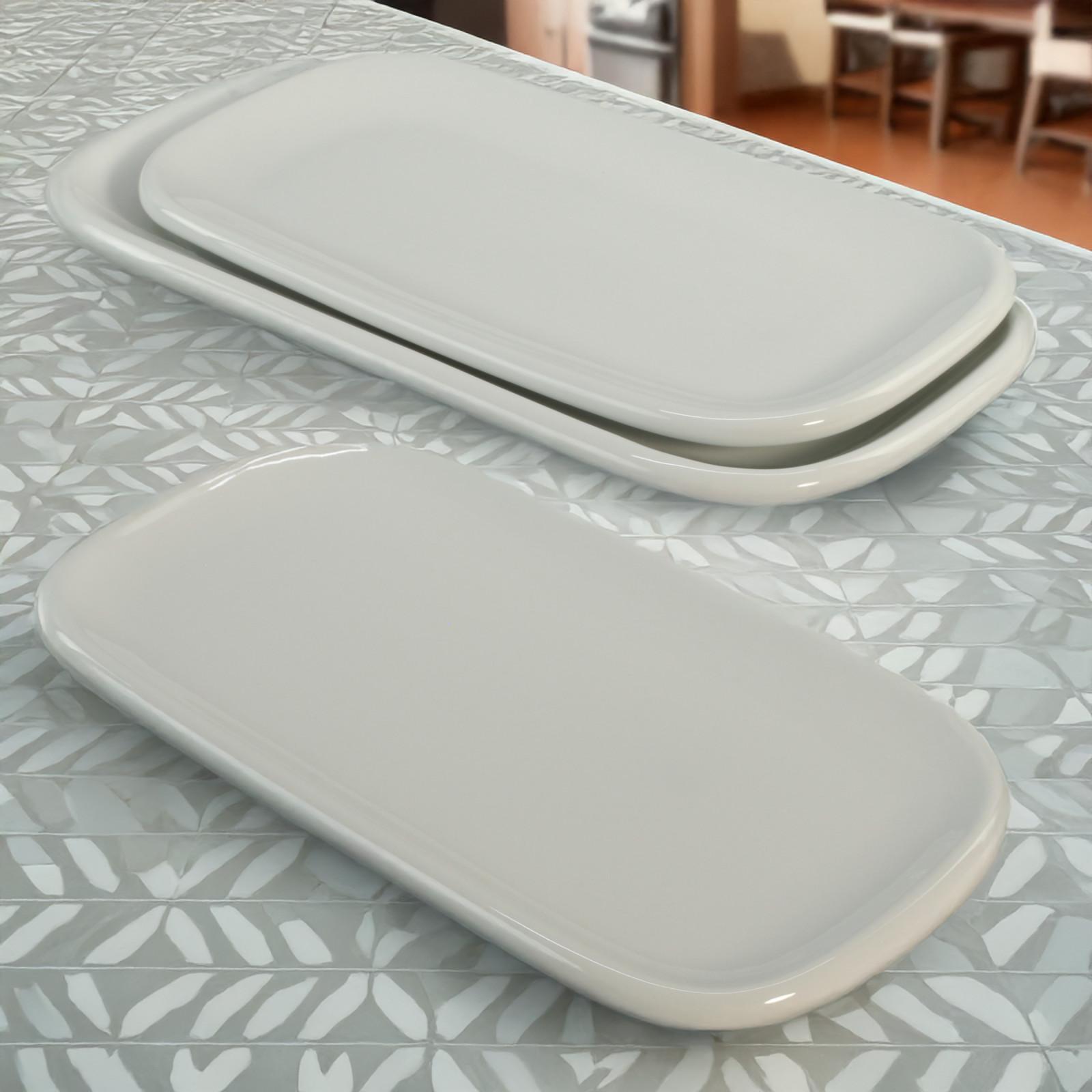 Impulse 3-Piece Oblong Serving Platter Set 4 Impulse 3-Piece Oblong Serving Platter Set