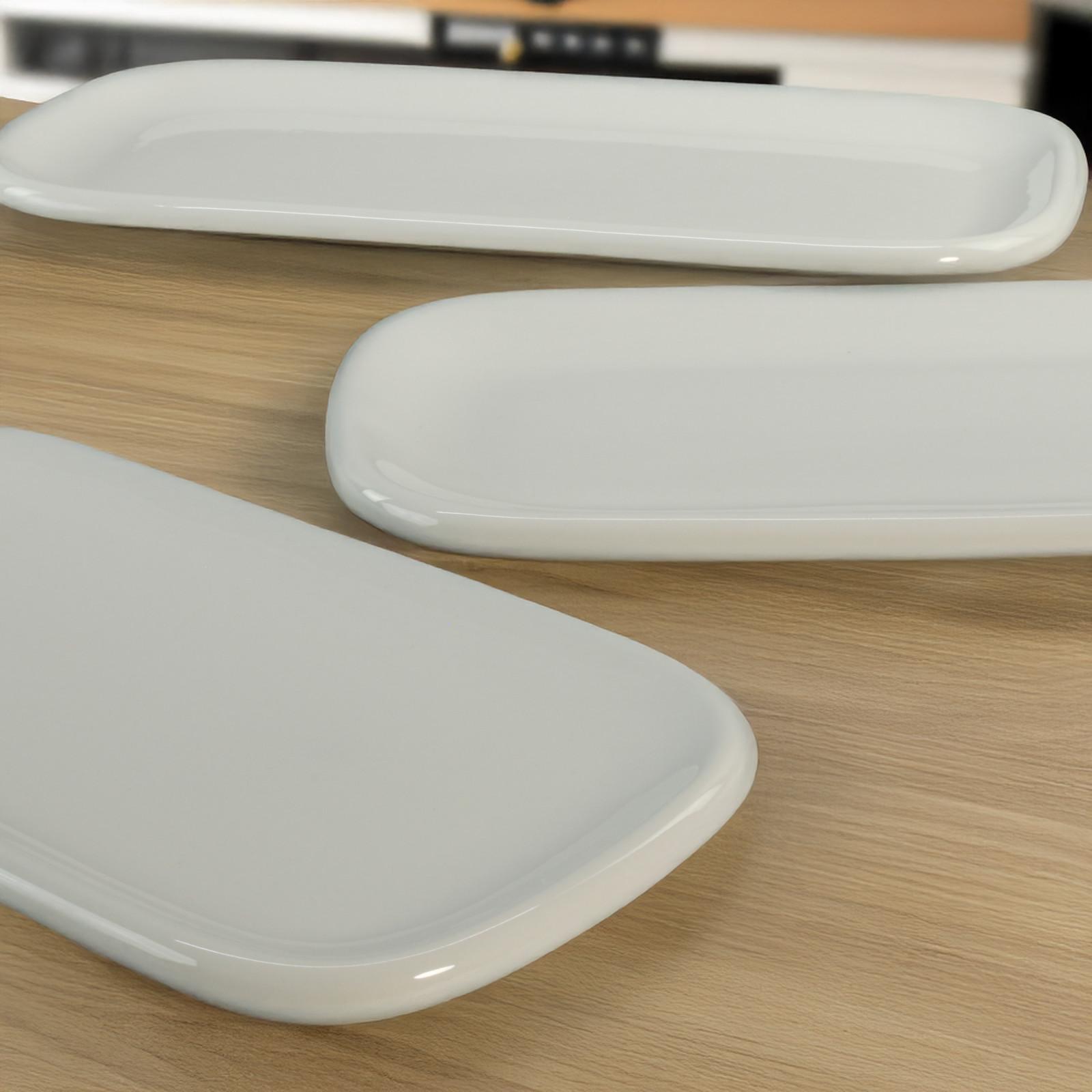 Impulse 3-Piece Oblong Serving Platter Set 5 Impulse 3-Piece Oblong Serving Platter Set