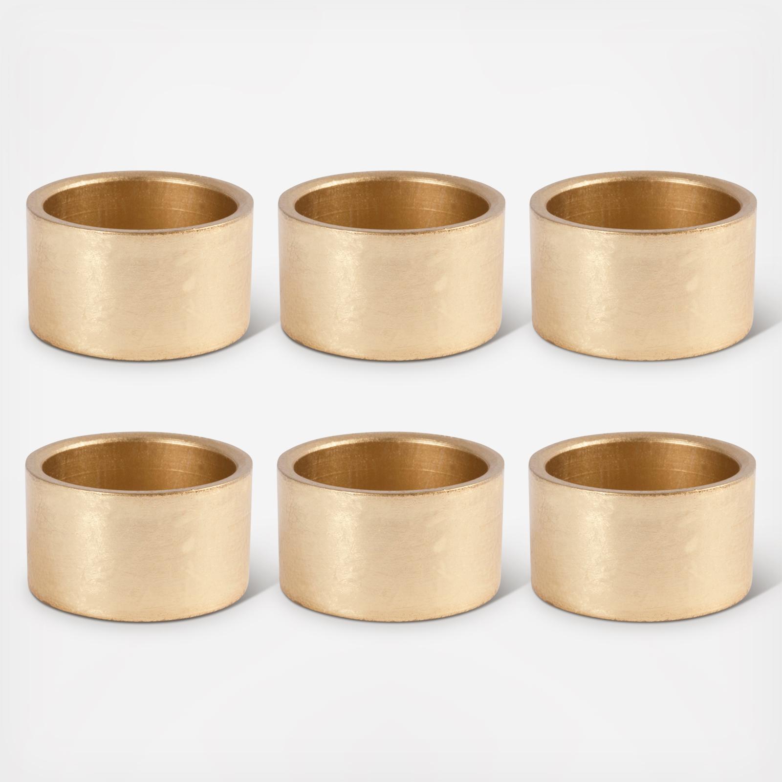 Acrylic Napkin Ring, Set of 6