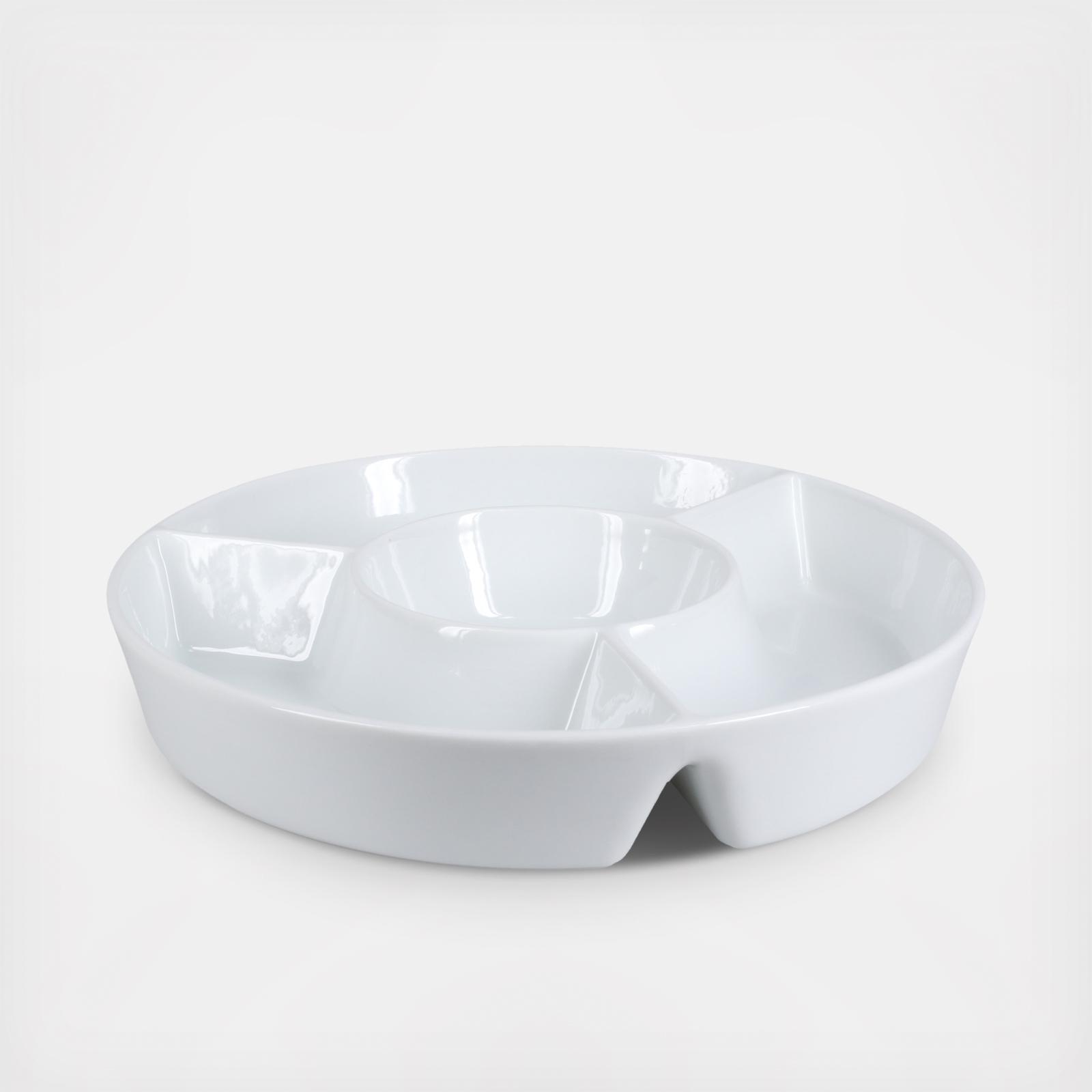 Four Section Chip and Dip Serving Platter 2 Four Section Chip and Dip Serving Platter