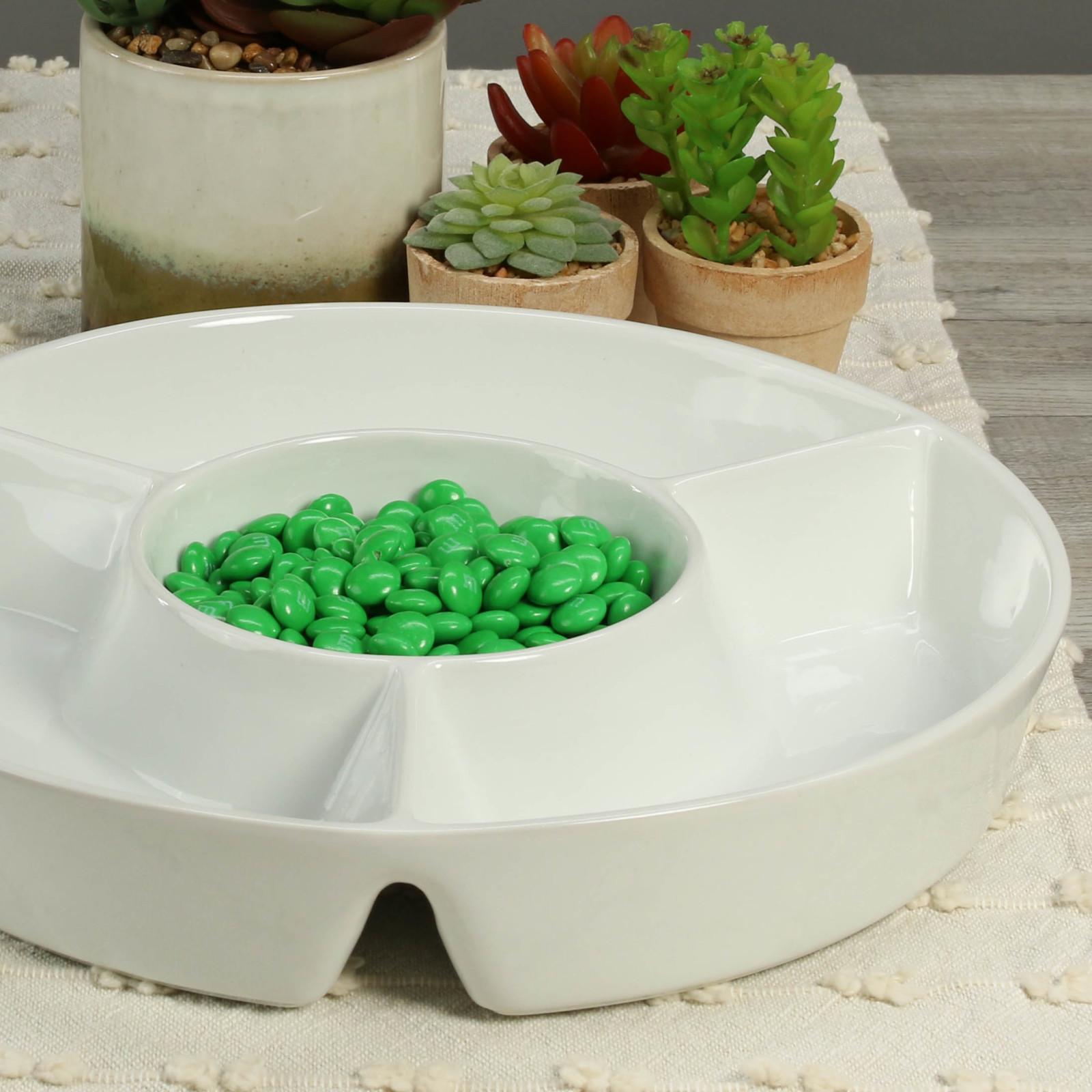 Four Section Chip and Dip Serving Platter 6 Four Section Chip and Dip Serving Platter