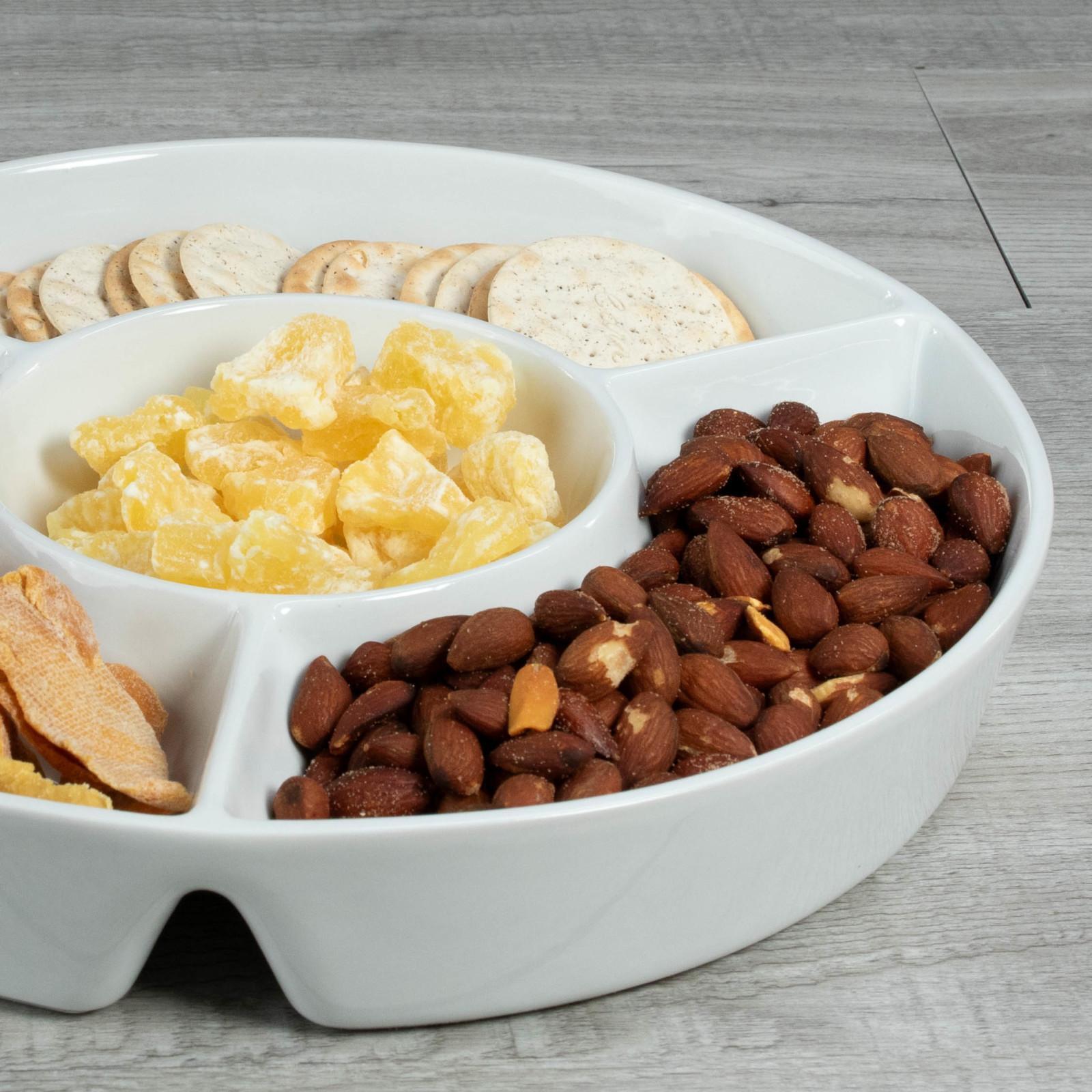 Four Section Chip and Dip Serving Platter 7 Four Section Chip and Dip Serving Platter