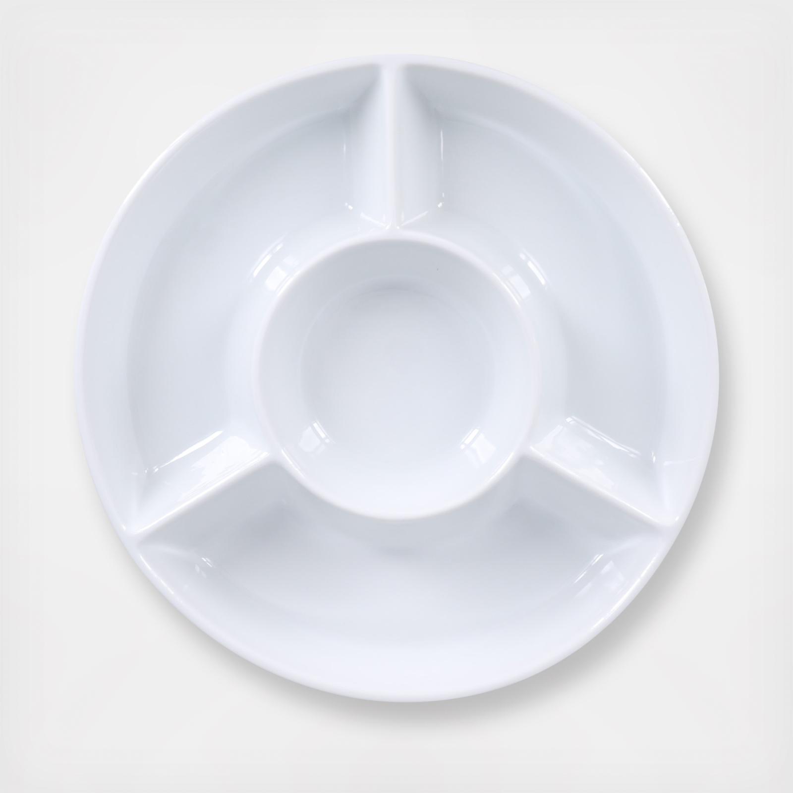 Four Section Chip and Dip Serving Platter 8 Four Section Chip and Dip Serving Platter