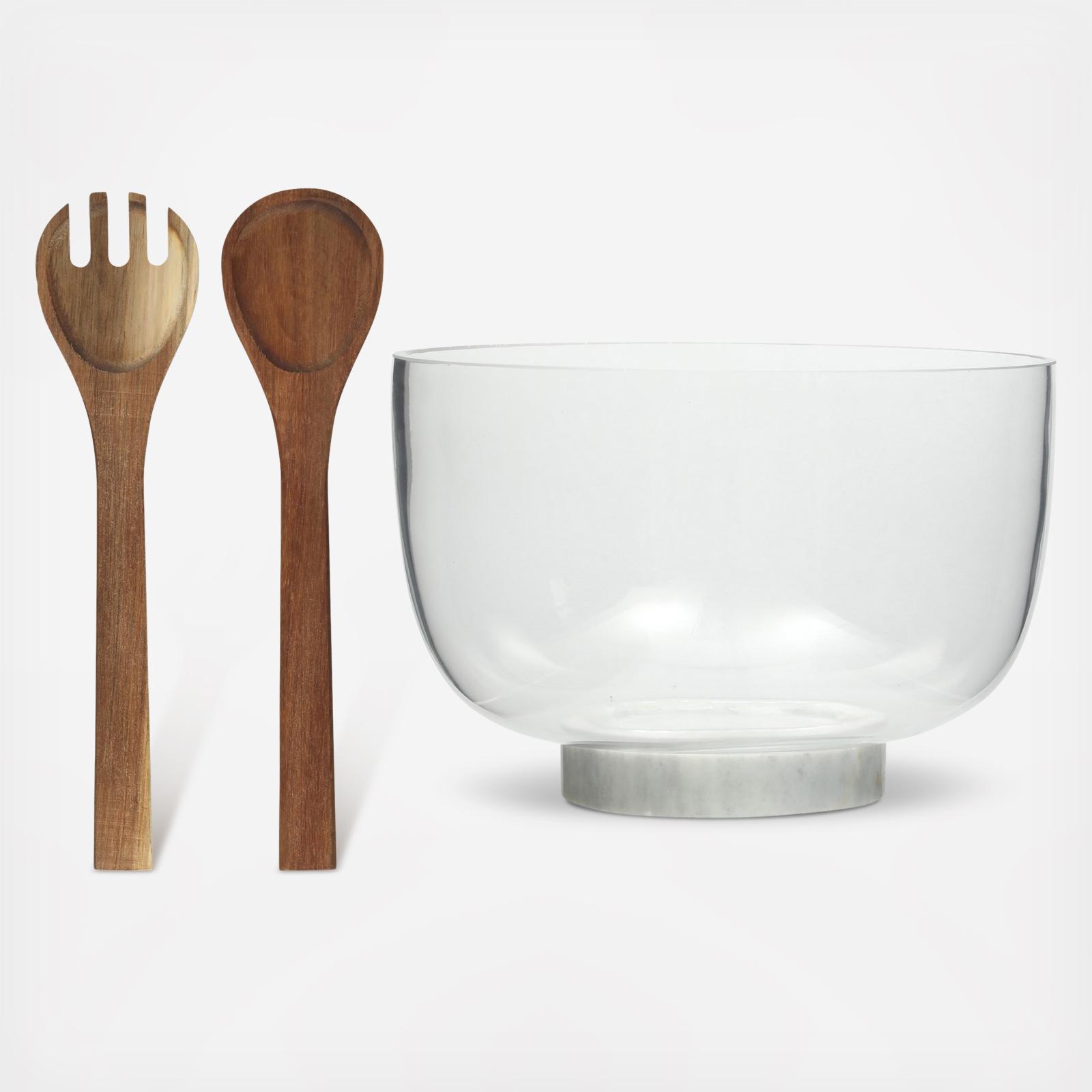 Wildgreens 4-Piece Salad Bowl Set 3 Wildgreens 4-Piece Salad Bowl Set
