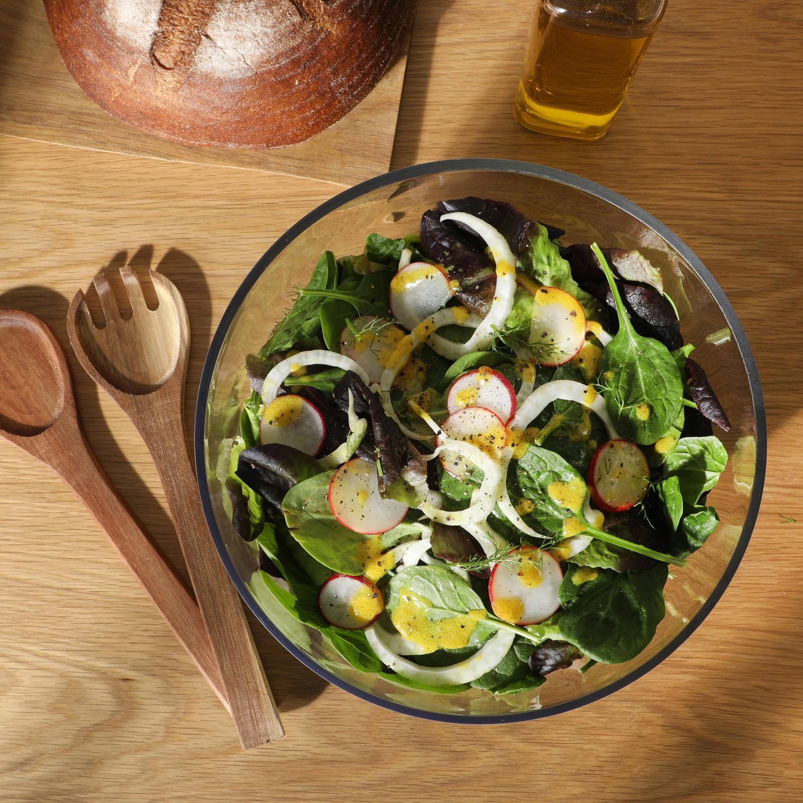 Wildgreens 4-Piece Salad Bowl Set 4 Wildgreens 4-Piece Salad Bowl Set
