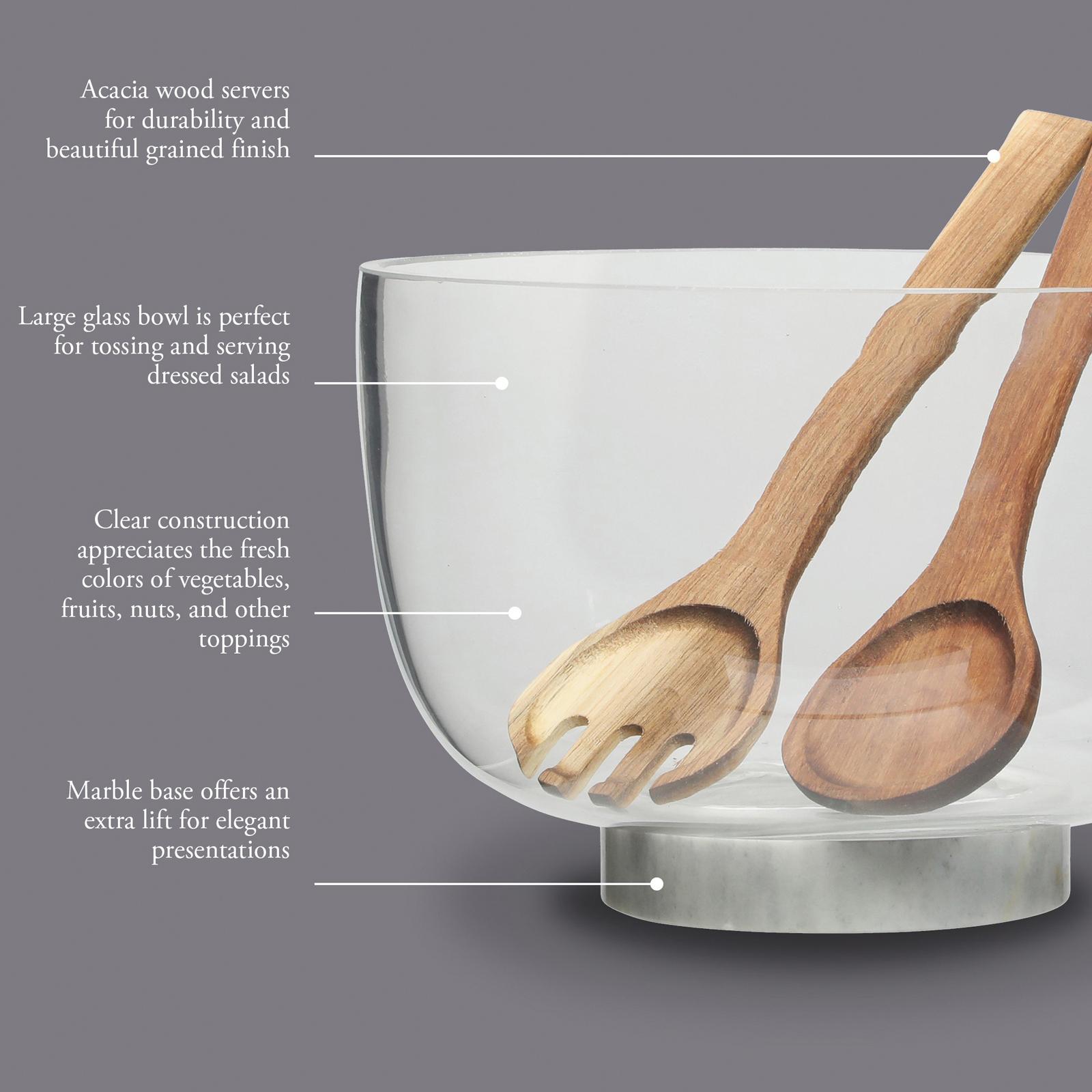 Wildgreens 4-Piece Salad Bowl Set 7 Wildgreens 4-Piece Salad Bowl Set