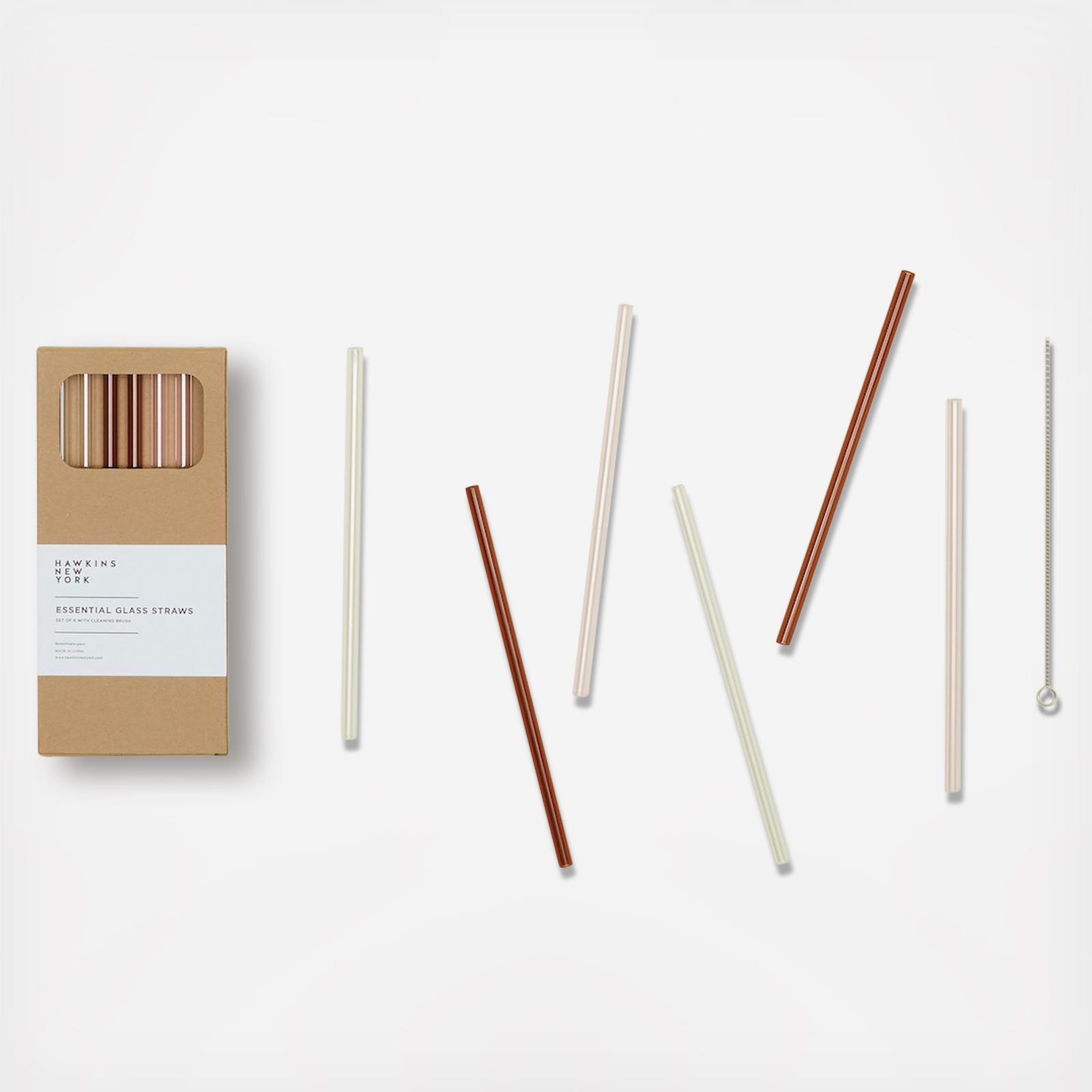 Essential Glass Straw, Set of 6 1 Essential Glass Straw, Set of 6
