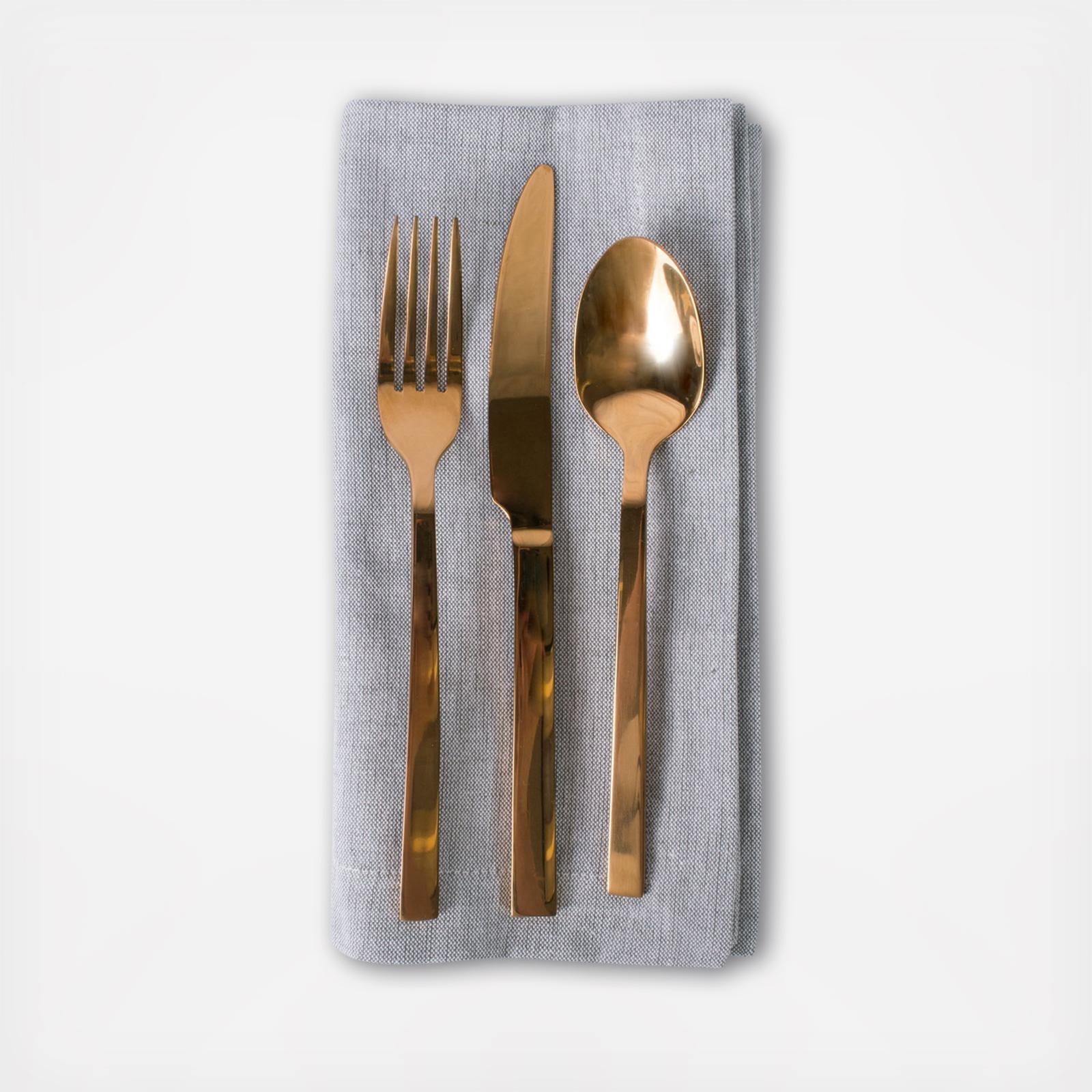 Solid Chambray Napkin, Set of 6 4 Solid Chambray Napkin, Set of 6