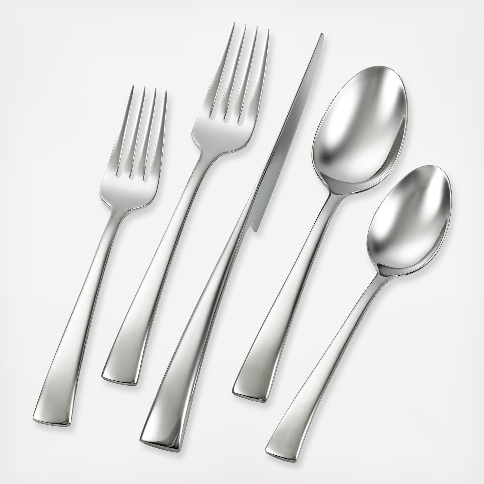 Bellasera Polished 45-Piece Flatware Set, Service for 8