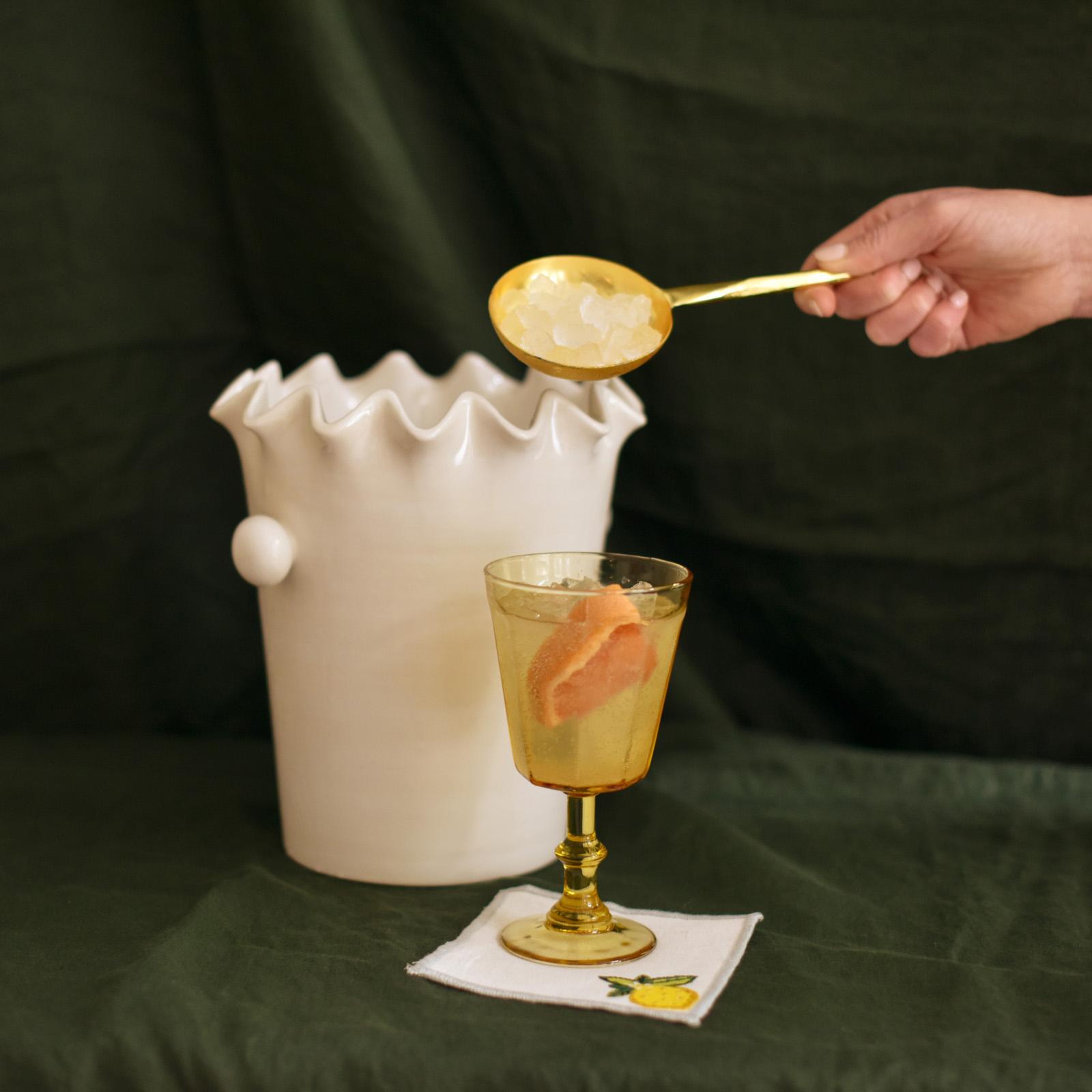 Signature Ruffle Ice Bucket 3 Signature Ruffle Ice Bucket
