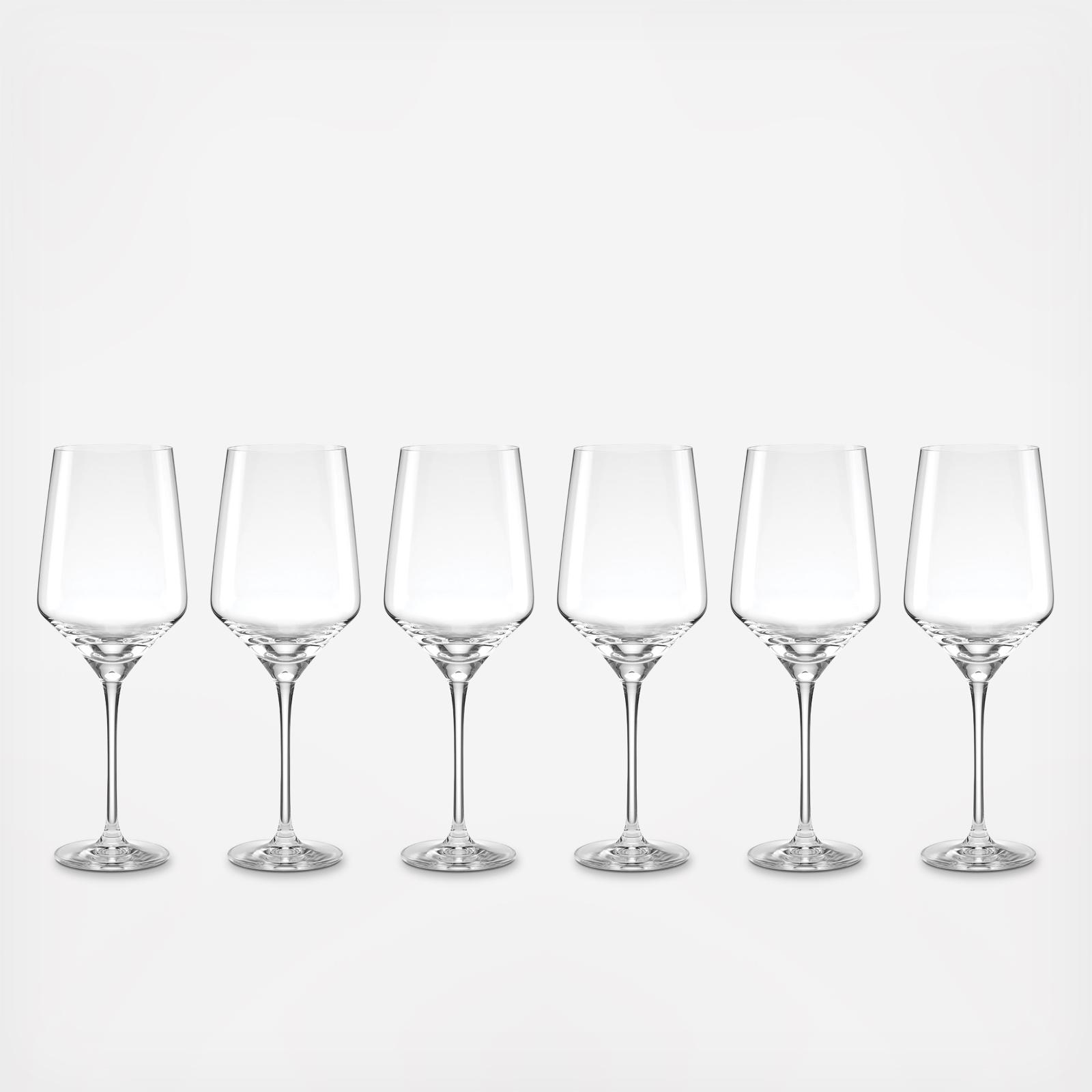 Tuscany Classics Angled Wine Glass, Set of 6 4 Tuscany Classics Angled Wine Glass, Set of 6