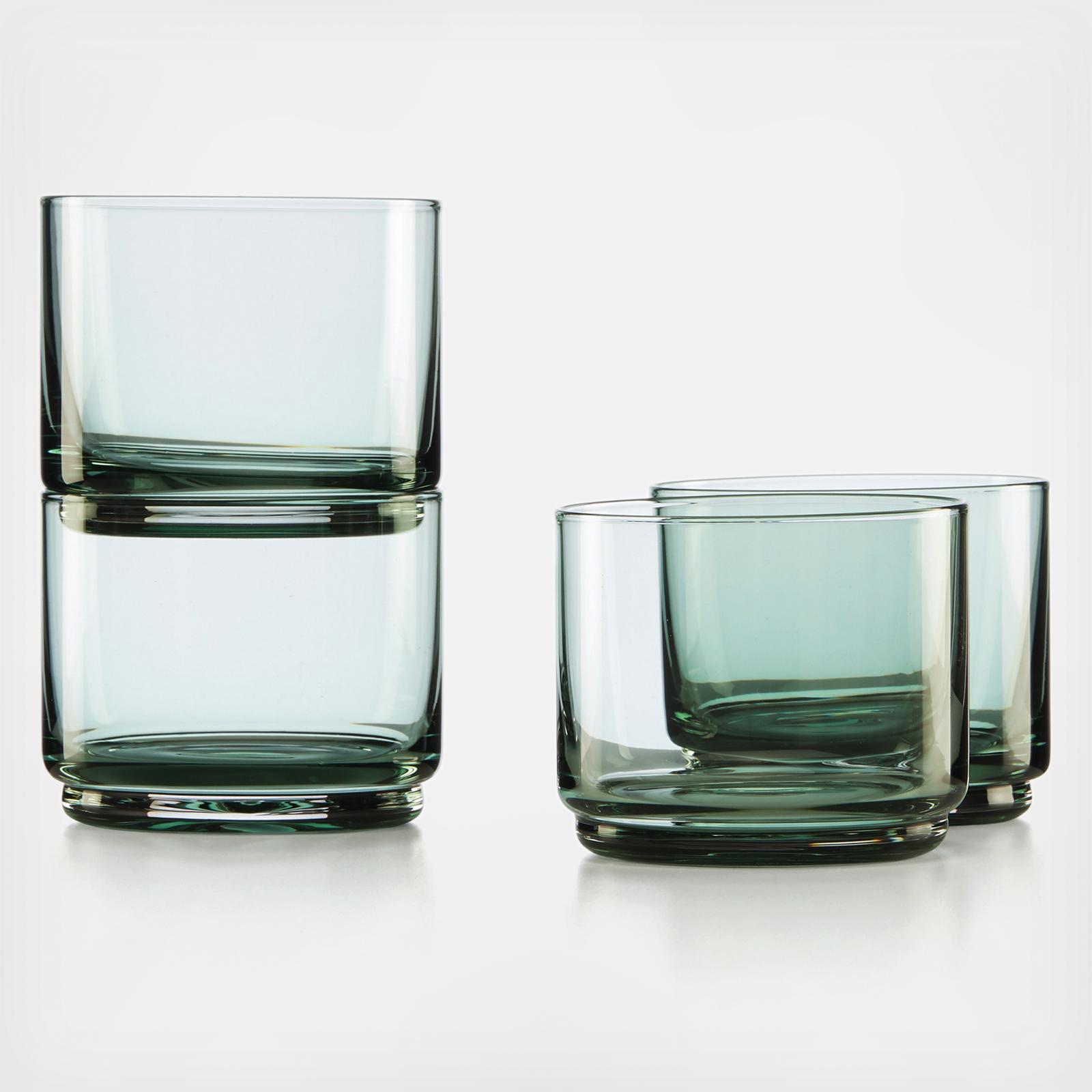 Tuscany Classics Stackable Short Glass, Set of 4
