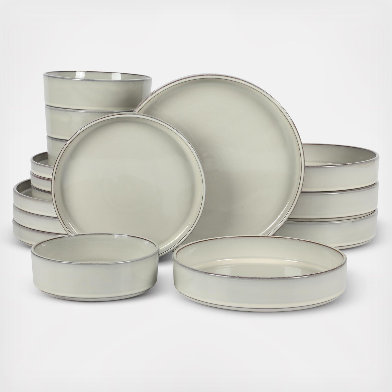 Santorini Mist 16-Piece Dinnerware Set, Service for 4 2 Santorini Mist 16-Piece Dinnerware Set, Service for 4