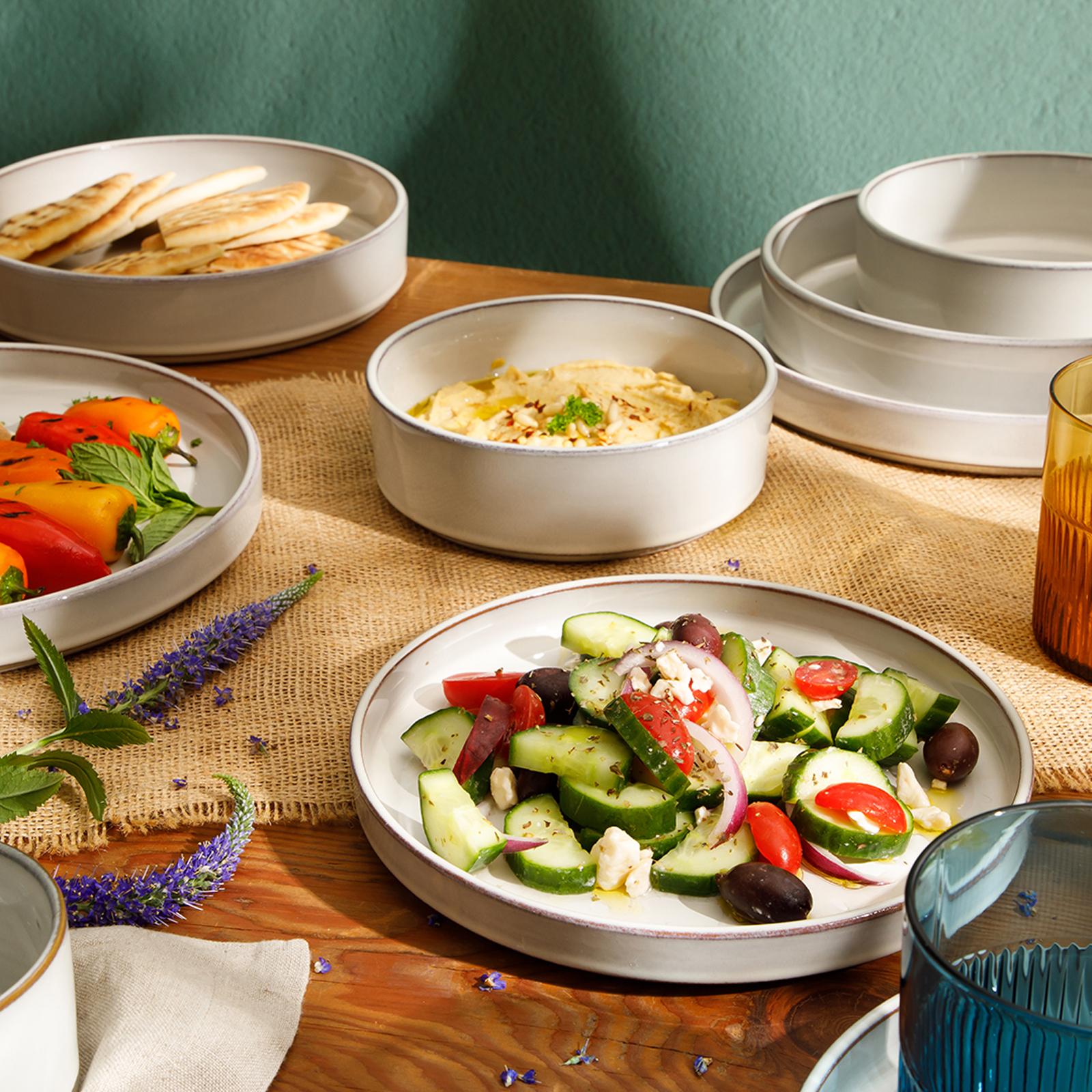 Santorini Mist 16-Piece Dinnerware Set, Service for 4 3 Santorini Mist 16-Piece Dinnerware Set, Service for 4