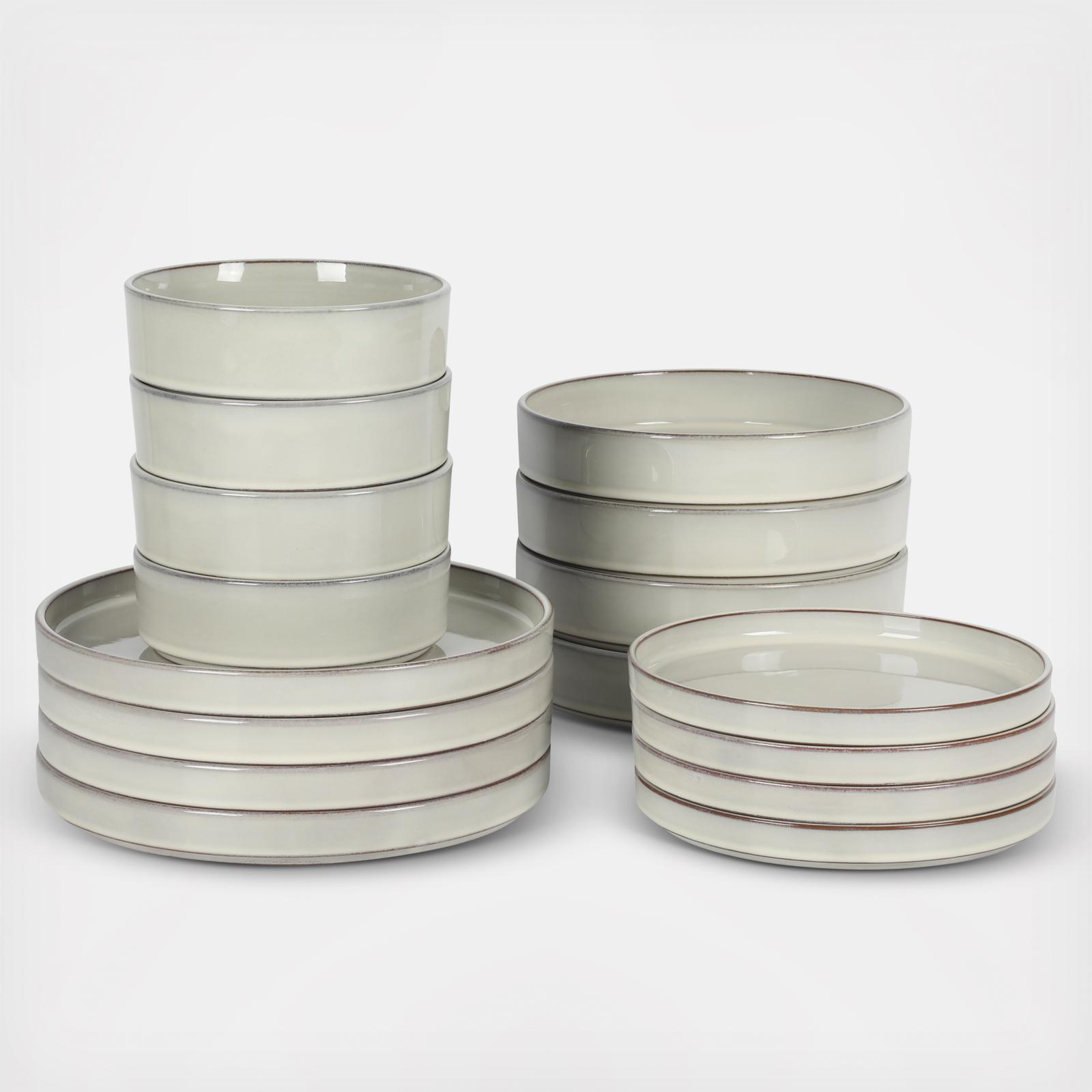 Santorini Mist 16-Piece Dinnerware Set, Service for 4 5 Santorini Mist 16-Piece Dinnerware Set, Service for 4