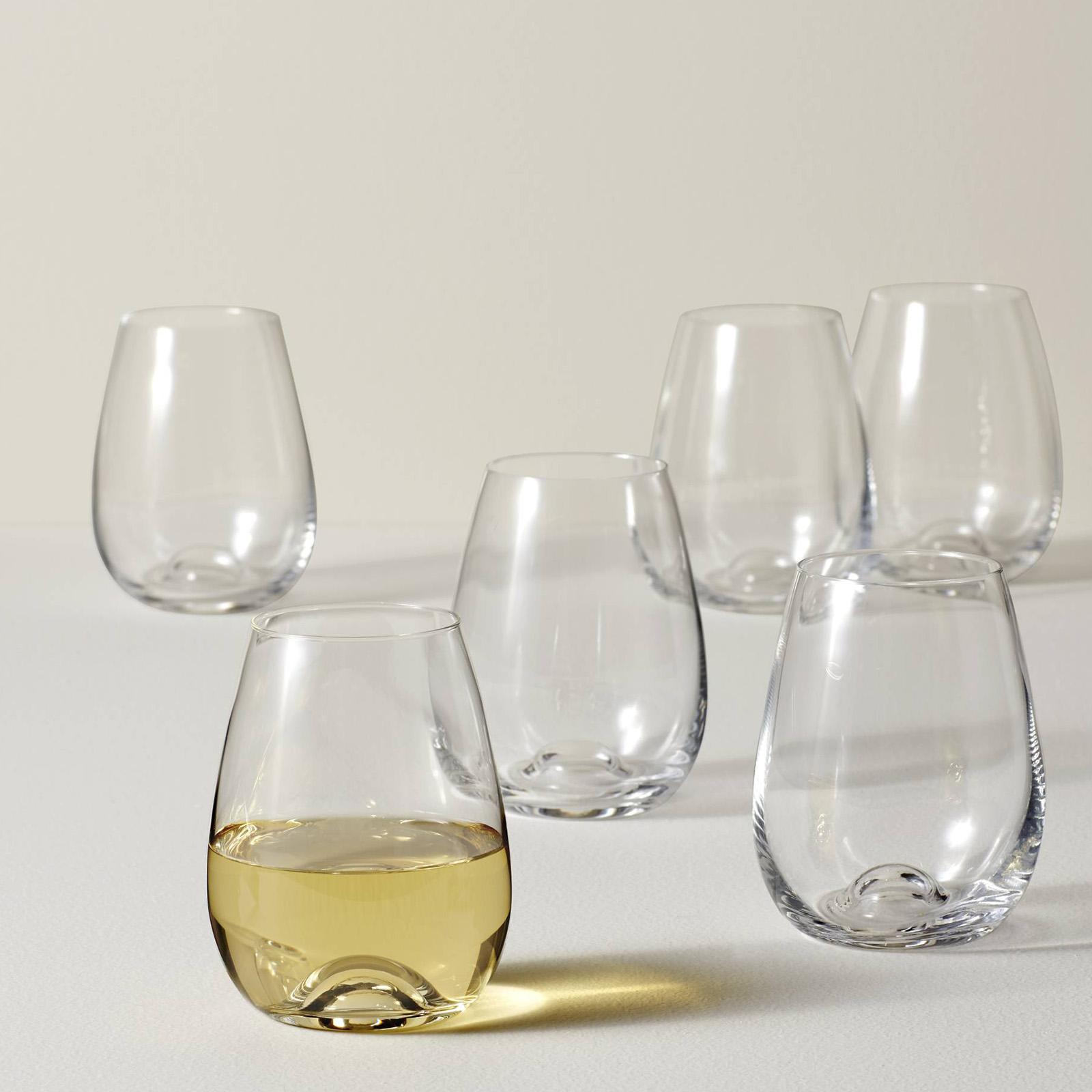Tuscany Classics All Purpose Stemless Wine Glass, Set of 6 2 Tuscany Classics All Purpose Stemless Wine Glass, Set of 6