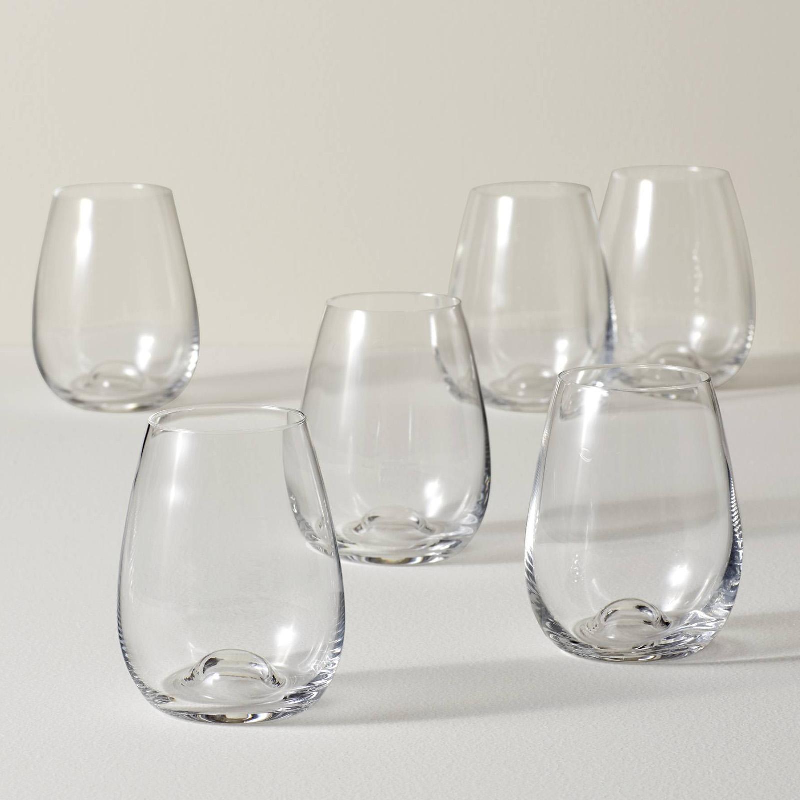 Tuscany Classics All Purpose Stemless Wine Glass, Set of 6 3 Tuscany Classics All Purpose Stemless Wine Glass, Set of 6