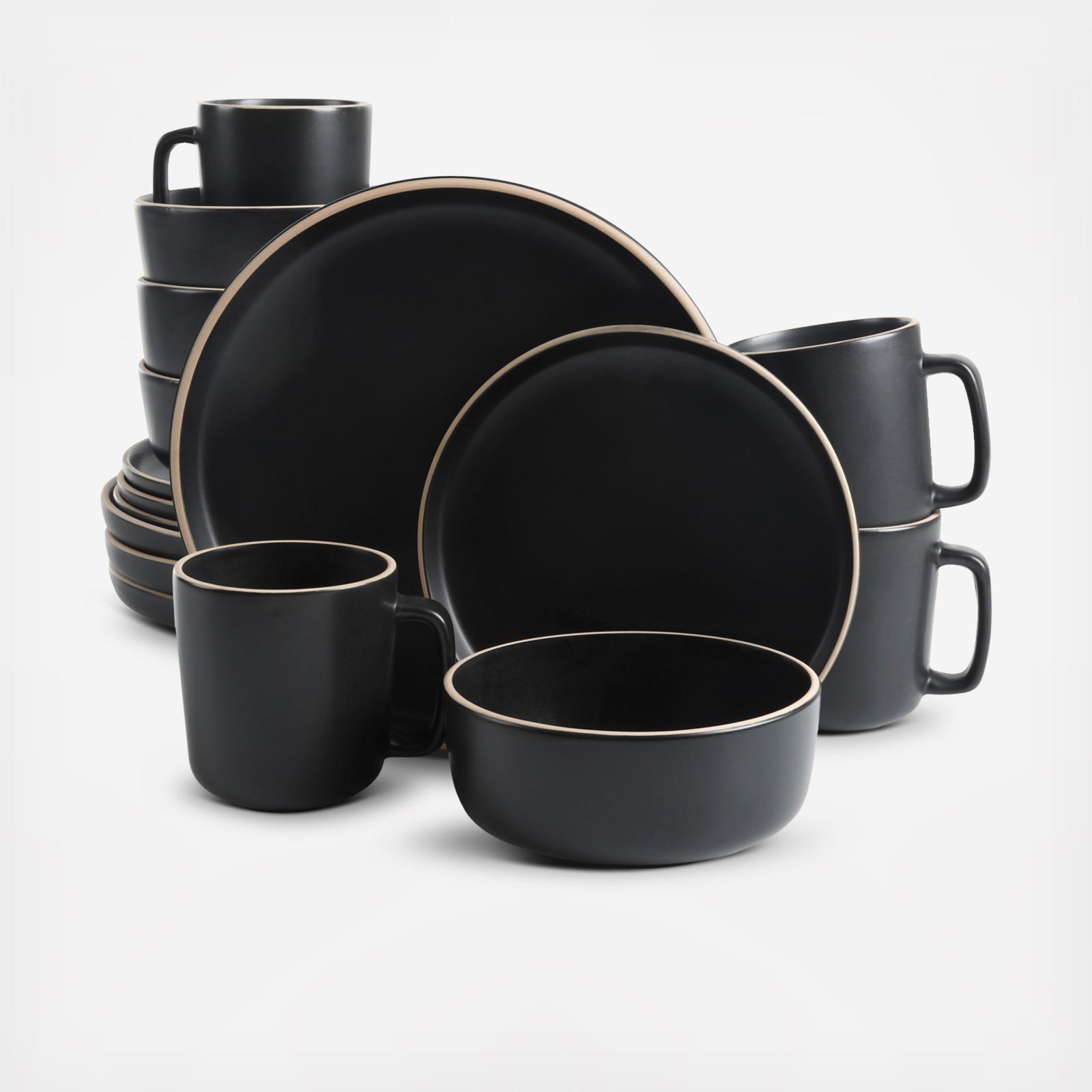 Zuma 16-Piece Round Kitchen Dinnerware Set, Service for 4 3 Zuma 16-Piece Round Kitchen Dinnerware Set, Service for 4