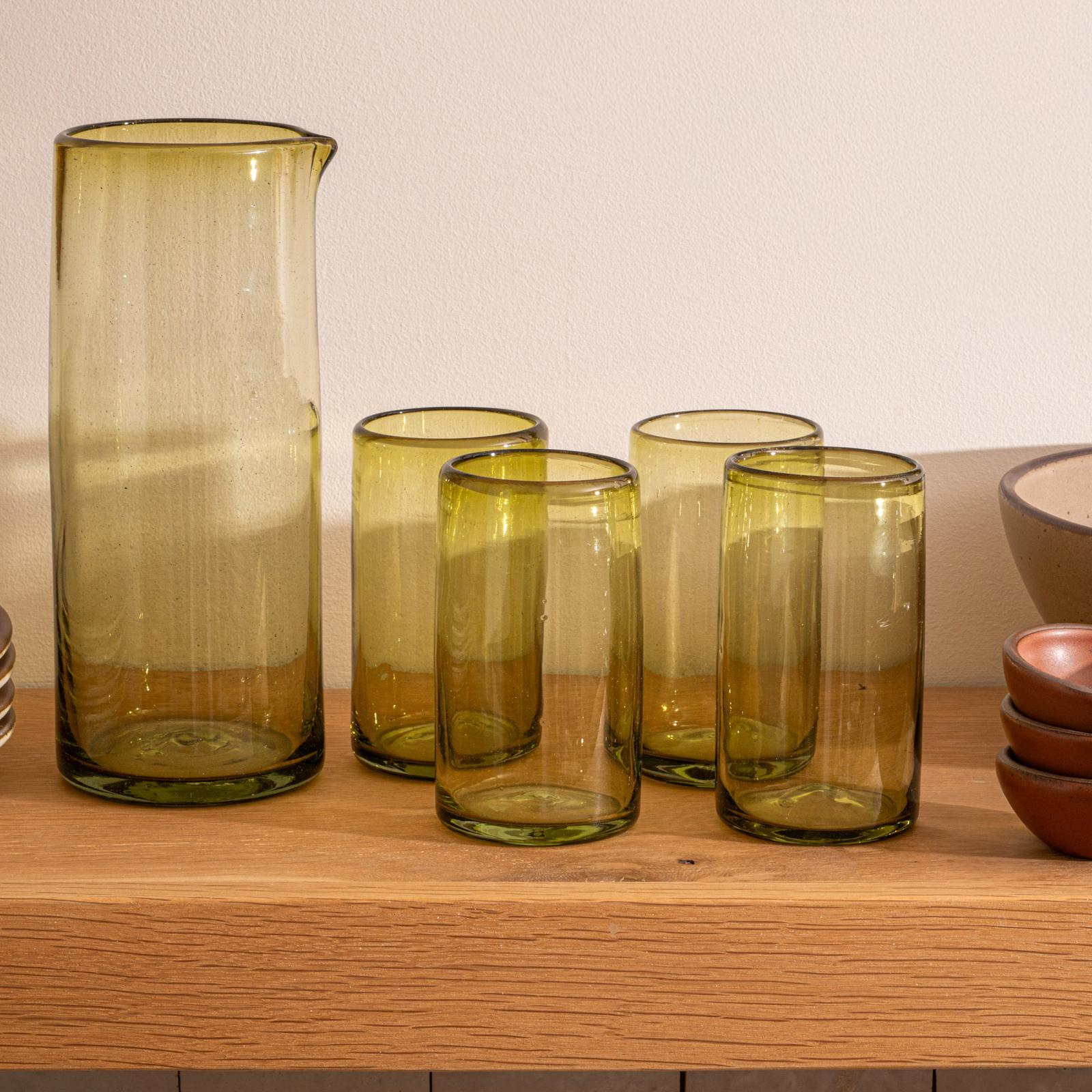 Hand-Blown Pitcher 3 Hand-Blown Pitcher