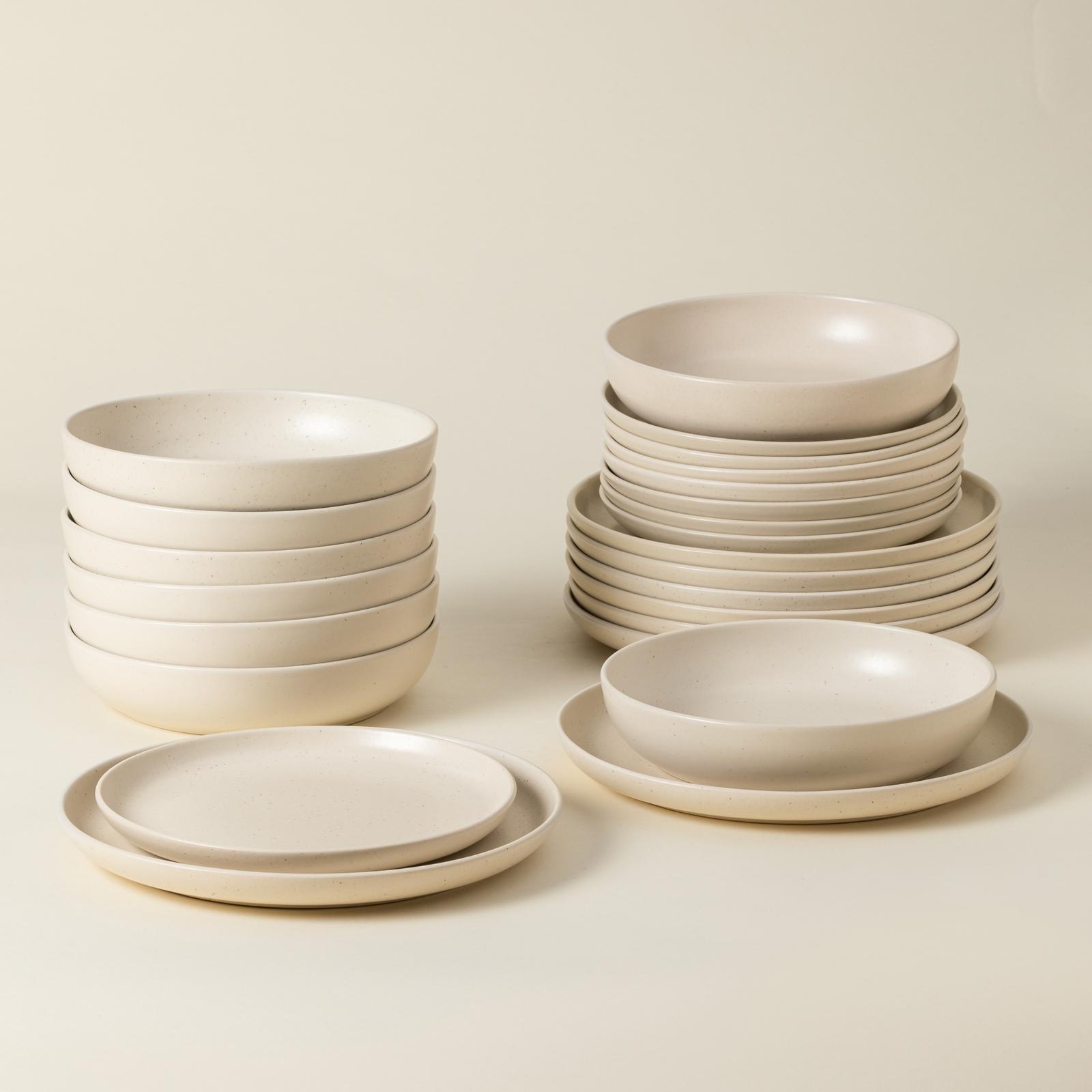 Pacifica 24-Piece Starter Set with Pasta Bowl, Service for 8 9 Pacifica 24-Piece Starter Set with Pasta Bowl, Service for 8