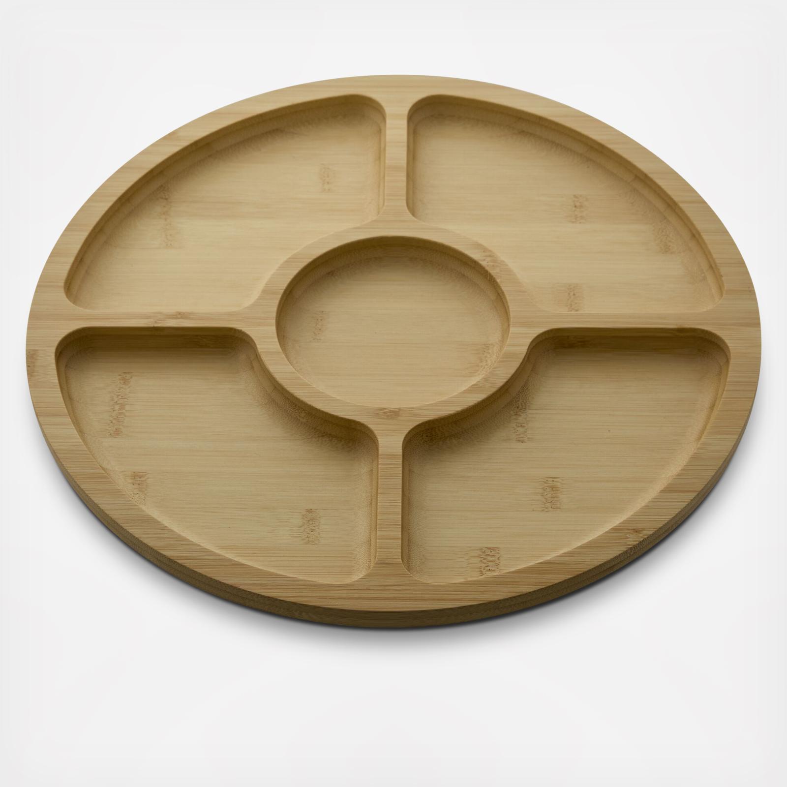Build-a-Board 5-Section Round Cutting Board with Storage Lid 4 Build-a-Board 5-Section Round Cutting Board with Storage Lid