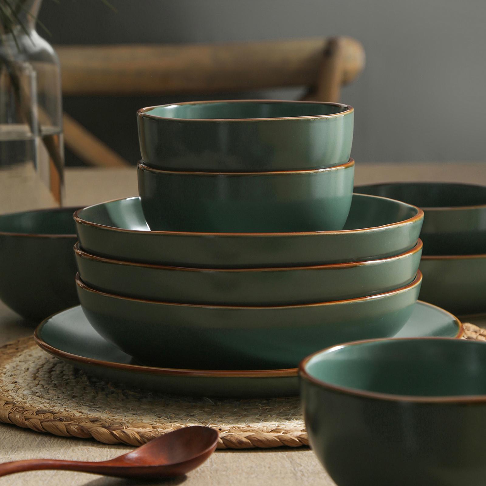 Brasa 32-Piece Dinnerware Set, Service for 8 3 Brasa 32-Piece Dinnerware Set, Service for 8
