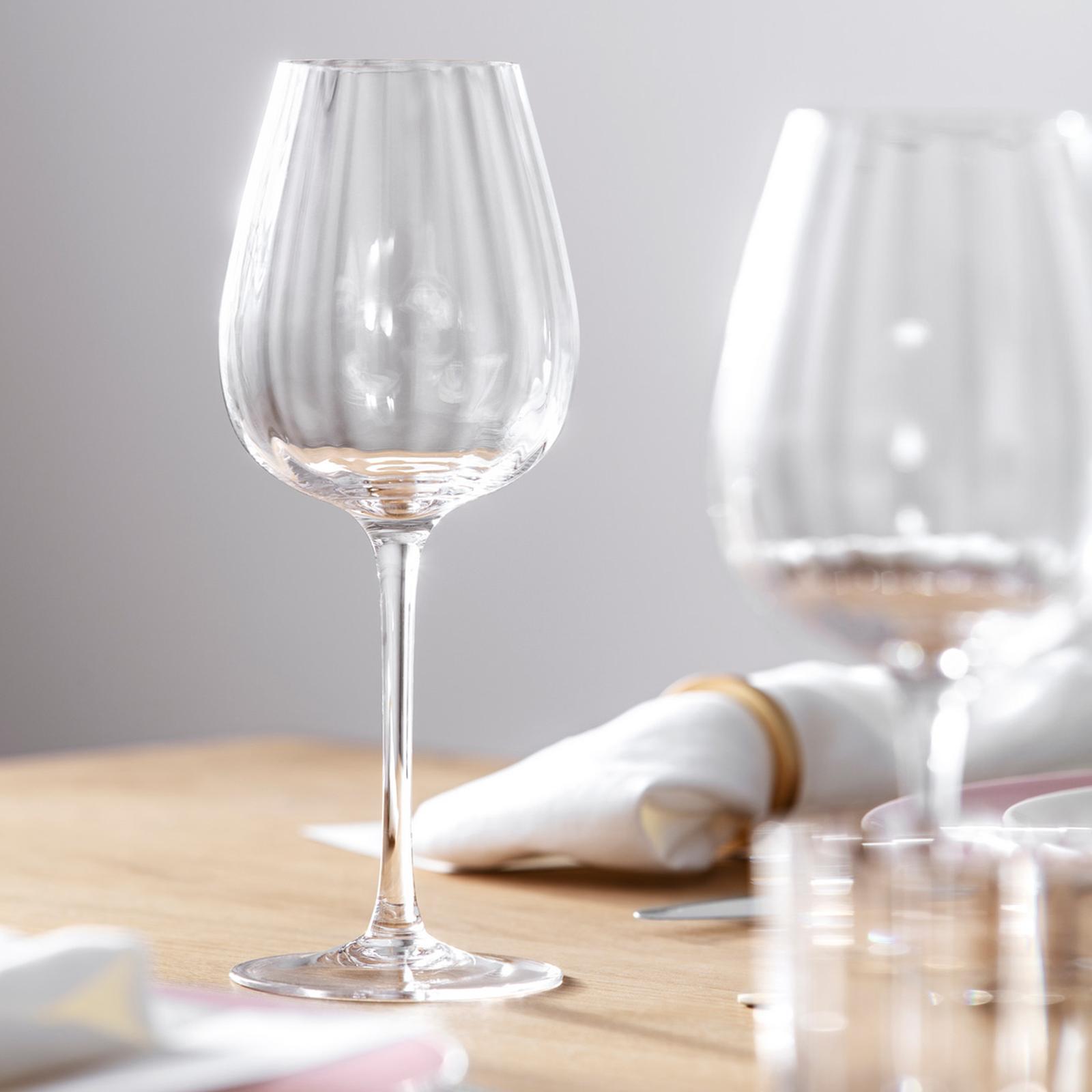 Rose Garden White Wine Glass, Set of 4 3 Rose Garden White Wine Glass, Set of 4