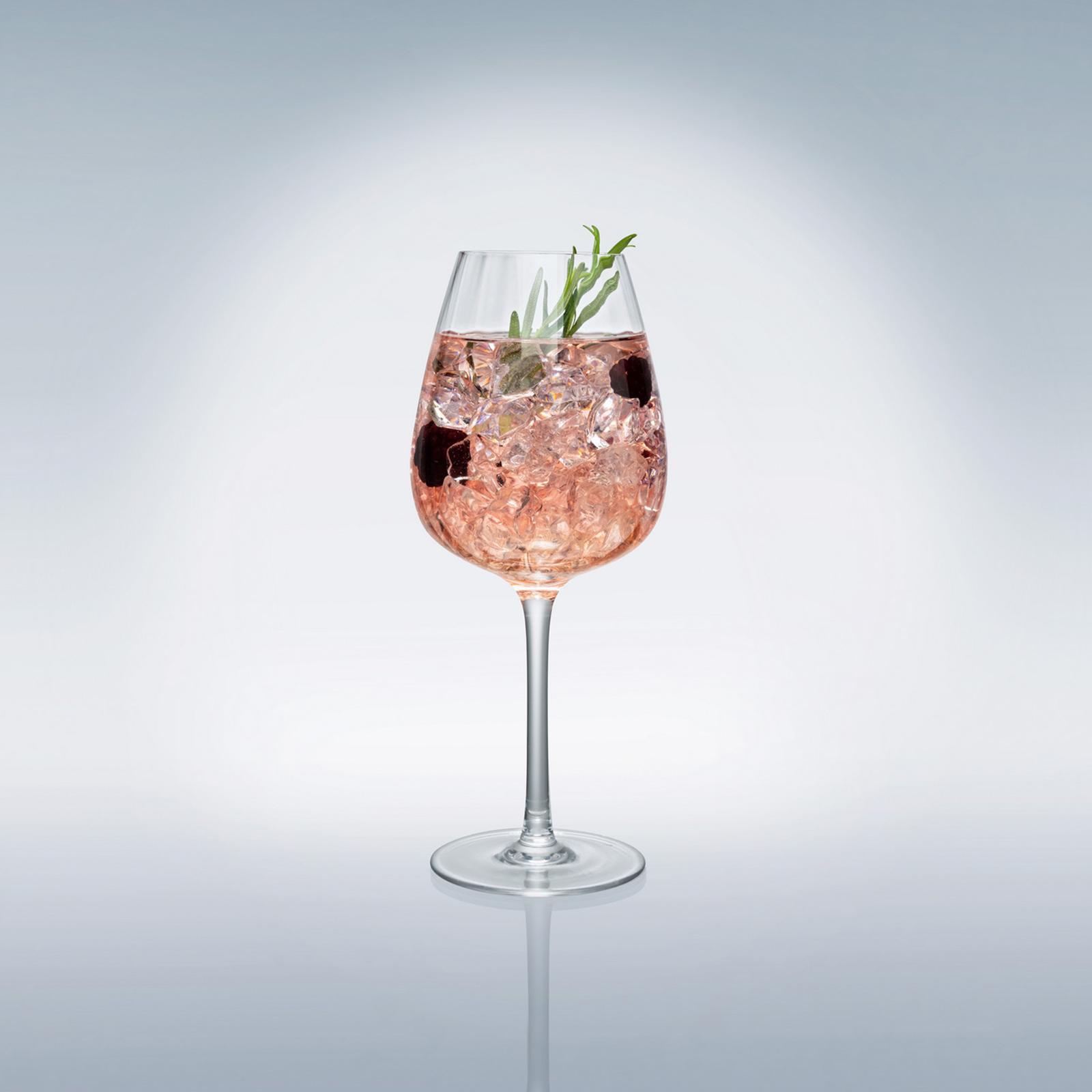 Rose Garden White Wine Glass, Set of 4 4 Rose Garden White Wine Glass, Set of 4