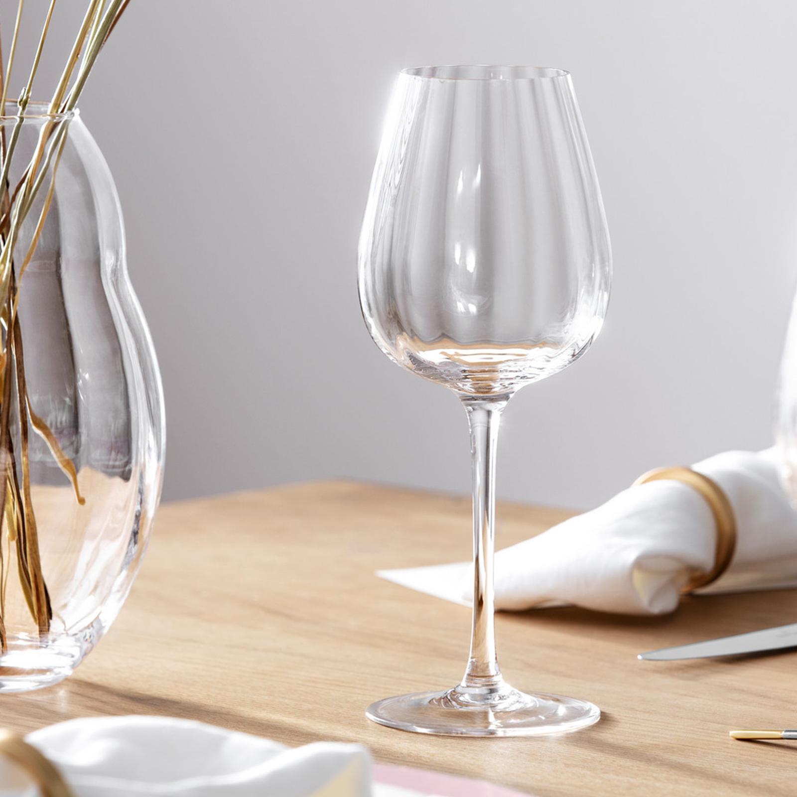 Rose Garden White Wine Glass, Set of 4 5 Rose Garden White Wine Glass, Set of 4