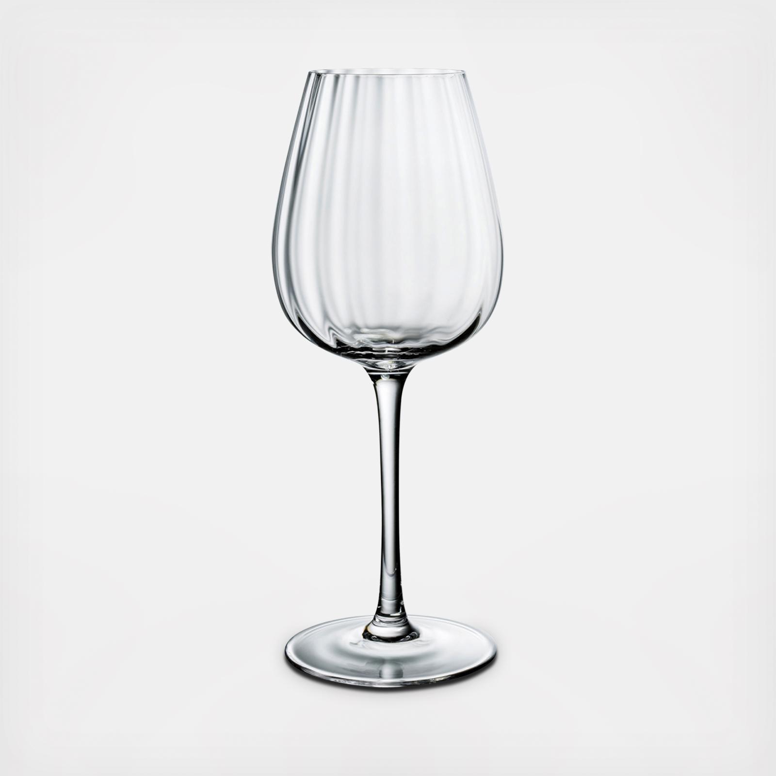 Rose Garden White Wine Glass, Set of 4 7 Rose Garden White Wine Glass, Set of 4