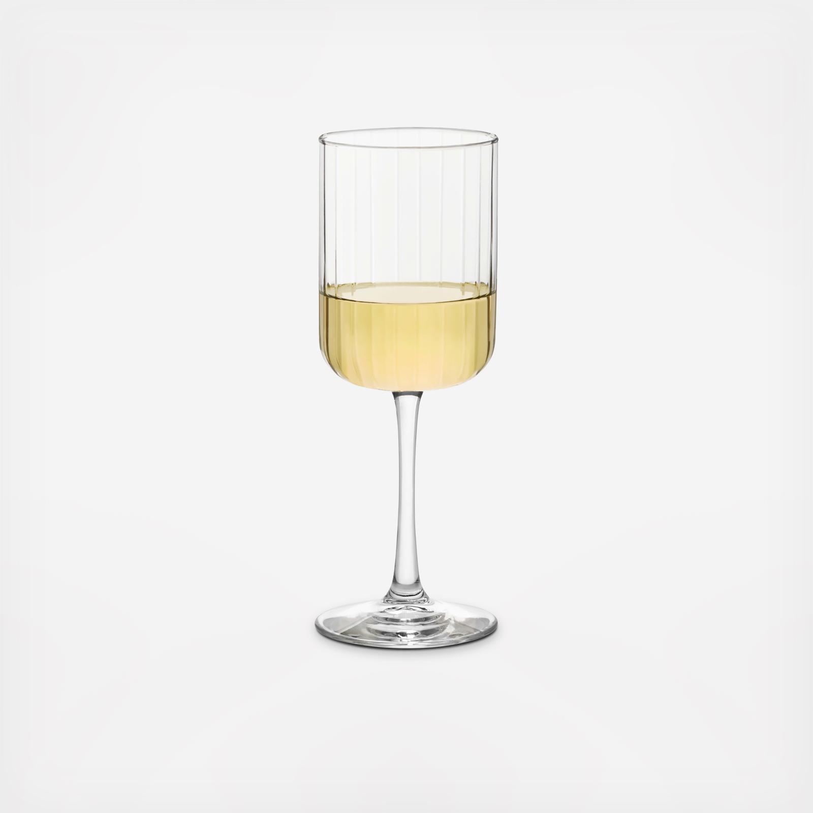 Sutherland Paneled Wine Glass, Set of 4 4 Sutherland Paneled Wine Glass, Set of 4