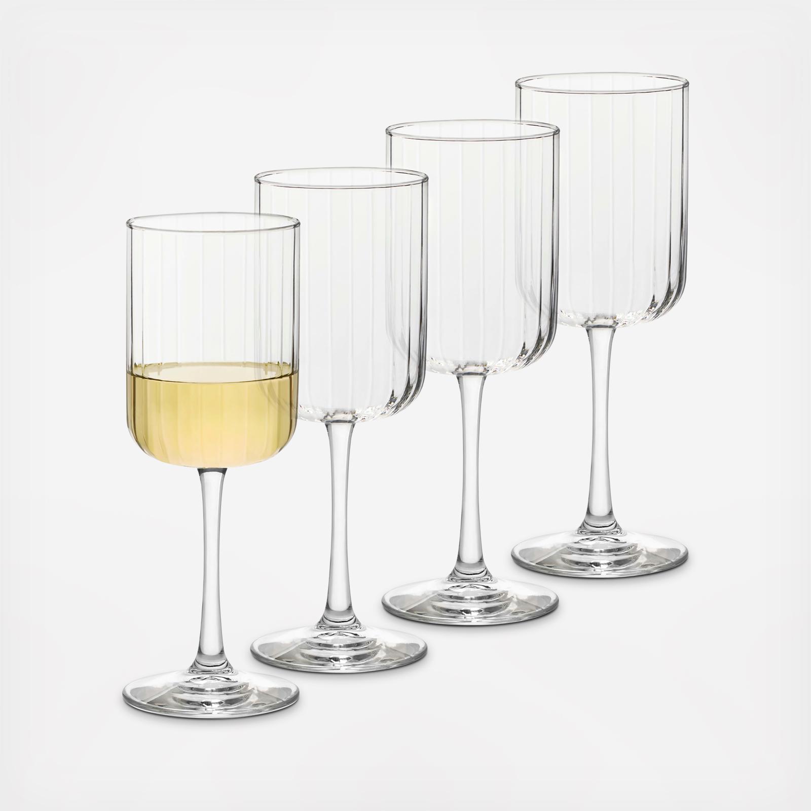 Sutherland Paneled Wine Glass, Set of 4 6 Sutherland Paneled Wine Glass, Set of 4