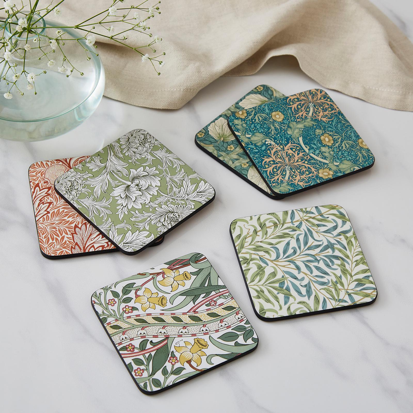 Morris & Co. Assorted Coaster, Set of 6 10 Morris & Co. Assorted Coaster, Set of 6