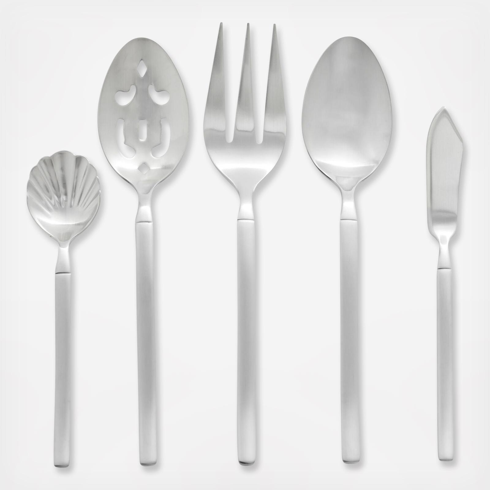 Opus Satin 45-Piece Flatware Set, Service for 8 3 Opus Satin 45-Piece Flatware Set, Service for 8